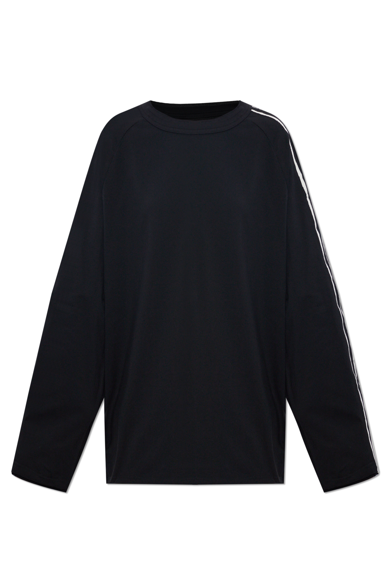 Y-3 T-shirt Z Szerokimi Rękawami, Unisex, Czarny