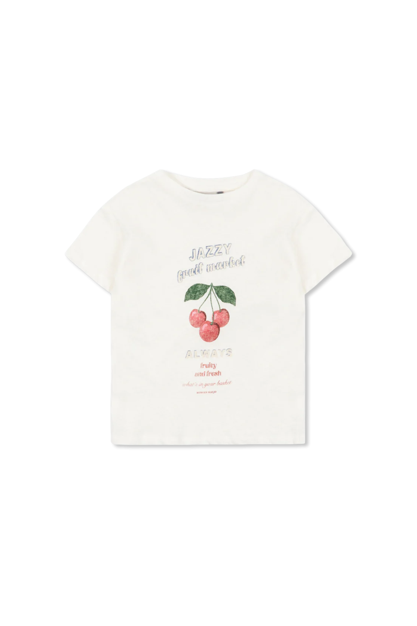 Konges Sløjd T-shirt `Era`, Unisex, Biały