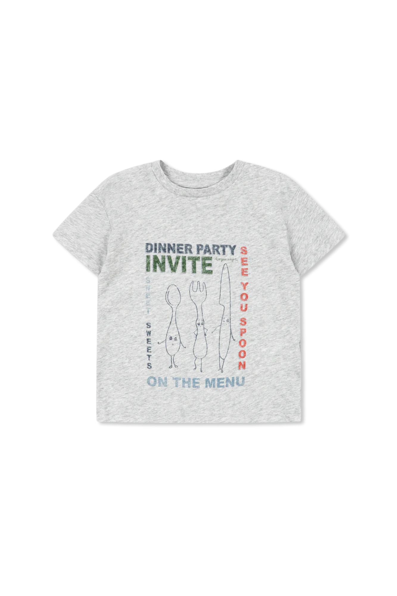 Konges Sløjd T-shirt ‘Famo’, Unisex, Szary