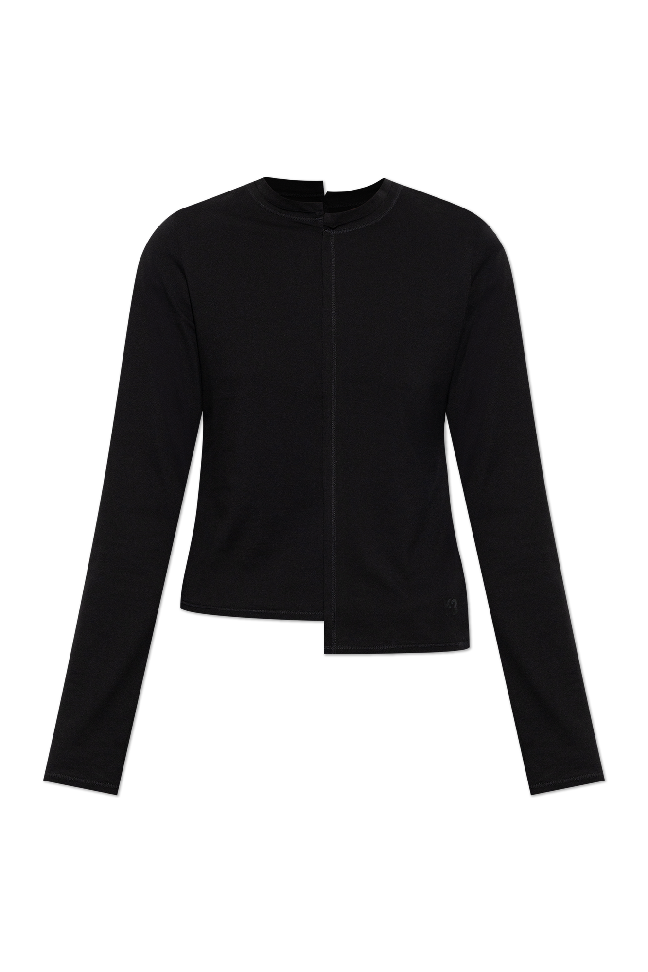 Y-3 T-shirt Z Długimi Rękawami, Kobiety, Czarny