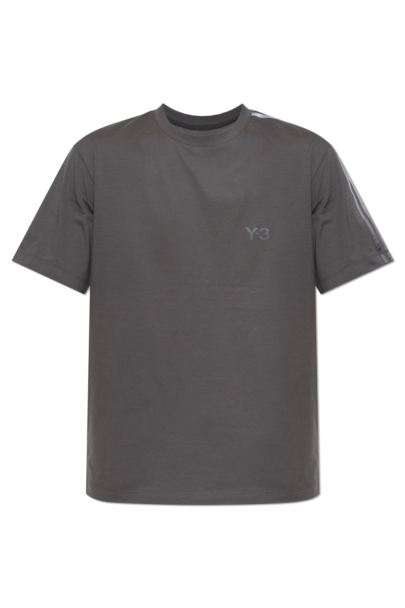 Y-3 Bawełniany T-shirt, Mężczyźni, Szary