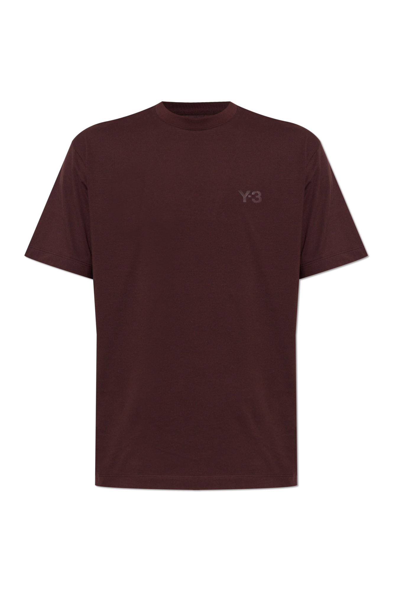 Y-3 T-shirt Z Logo, Mężczyźni, Brązowy