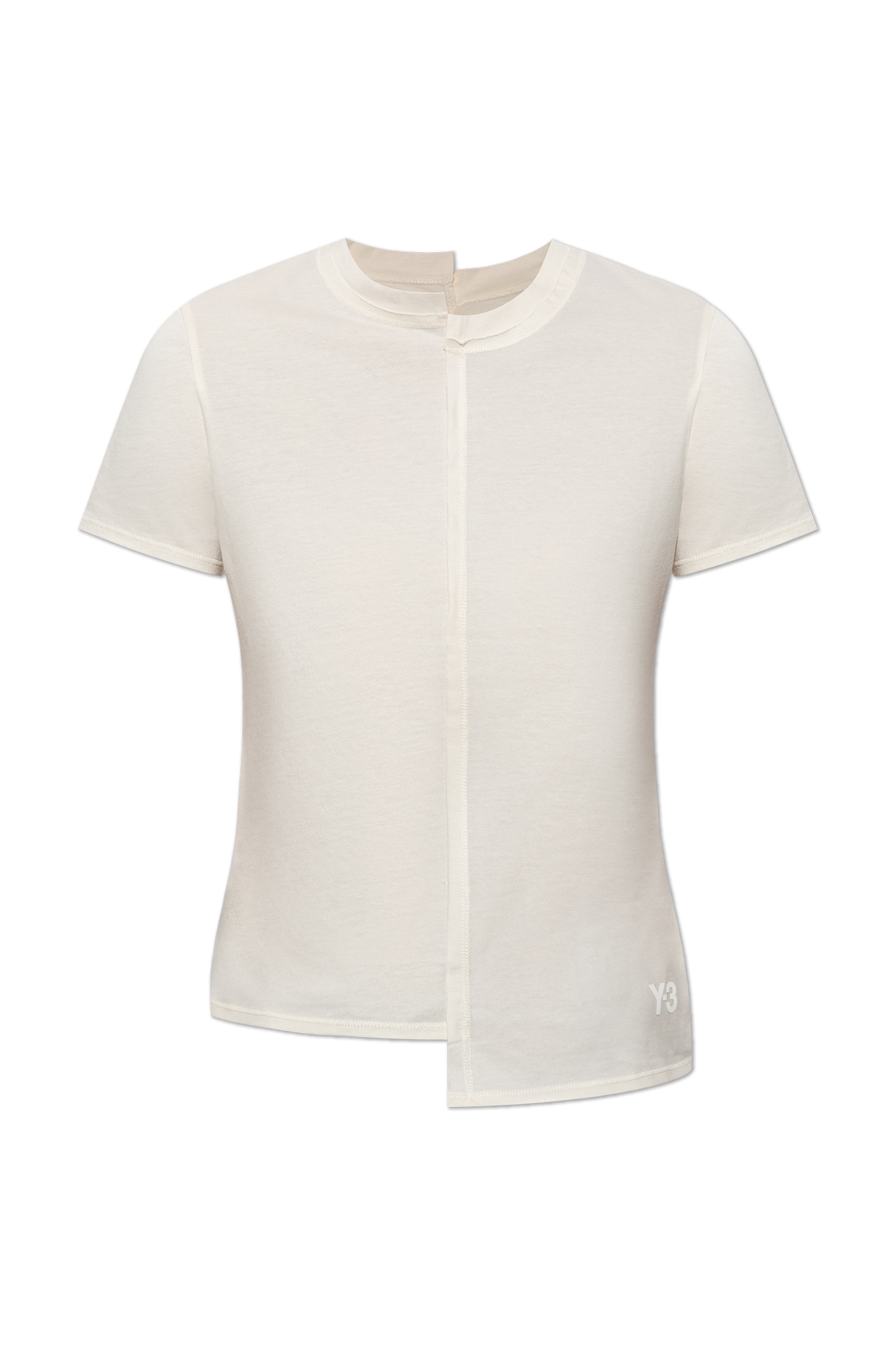 Y-3 T-shirt Z Logo, Kobiety, Biały