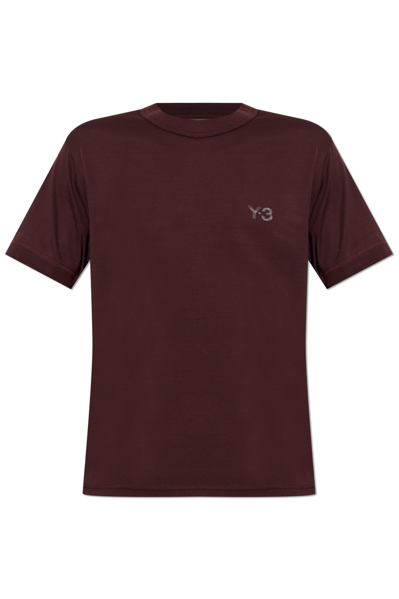 Y-3 T-shirt Z Logo, Mężczyźni, Brązowy