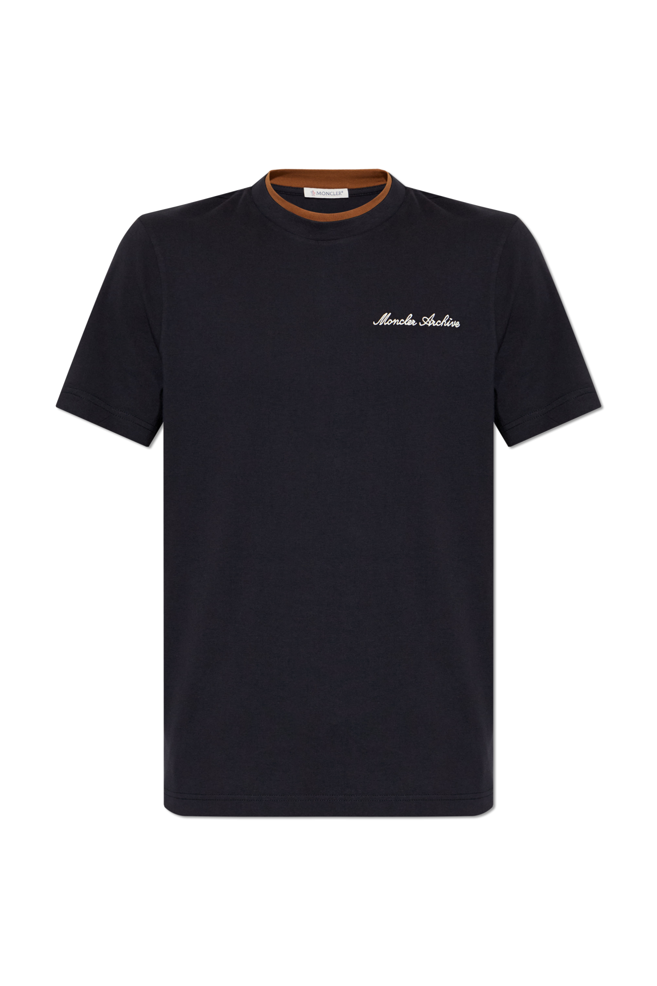 Moncler T-shirt Z Logo, Mężczyźni, Granatowy