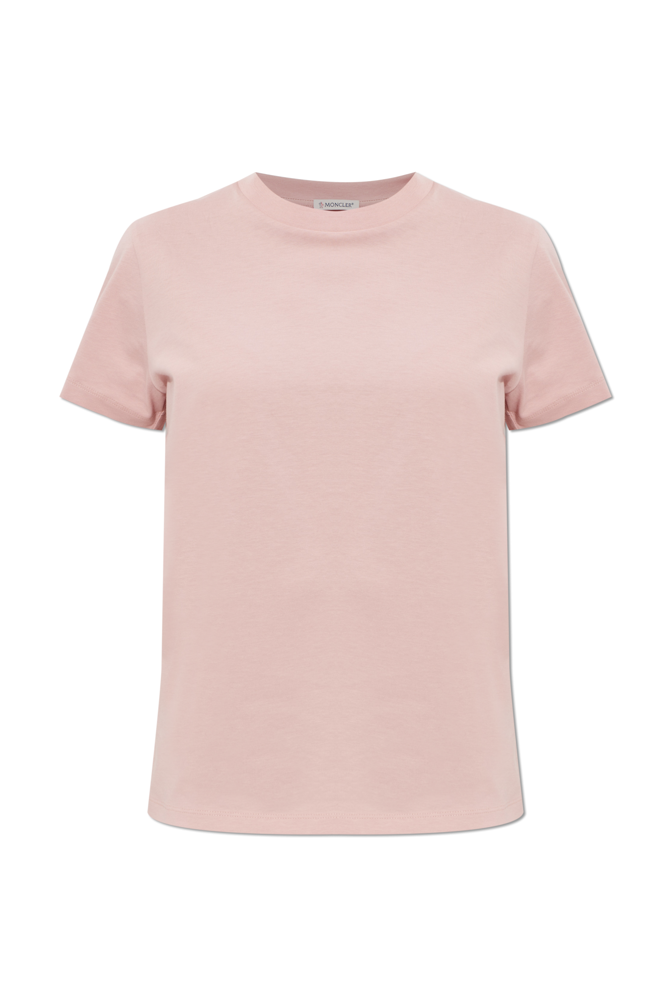 Moncler Bawełniany T-shirt, Kobiety, Różowy