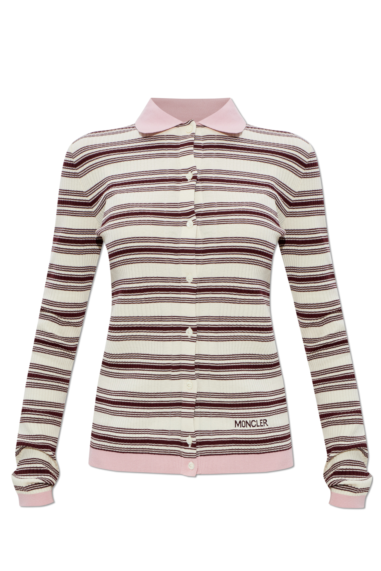 Moncler Kardigan Z Logo, Kobiety, Kremowy