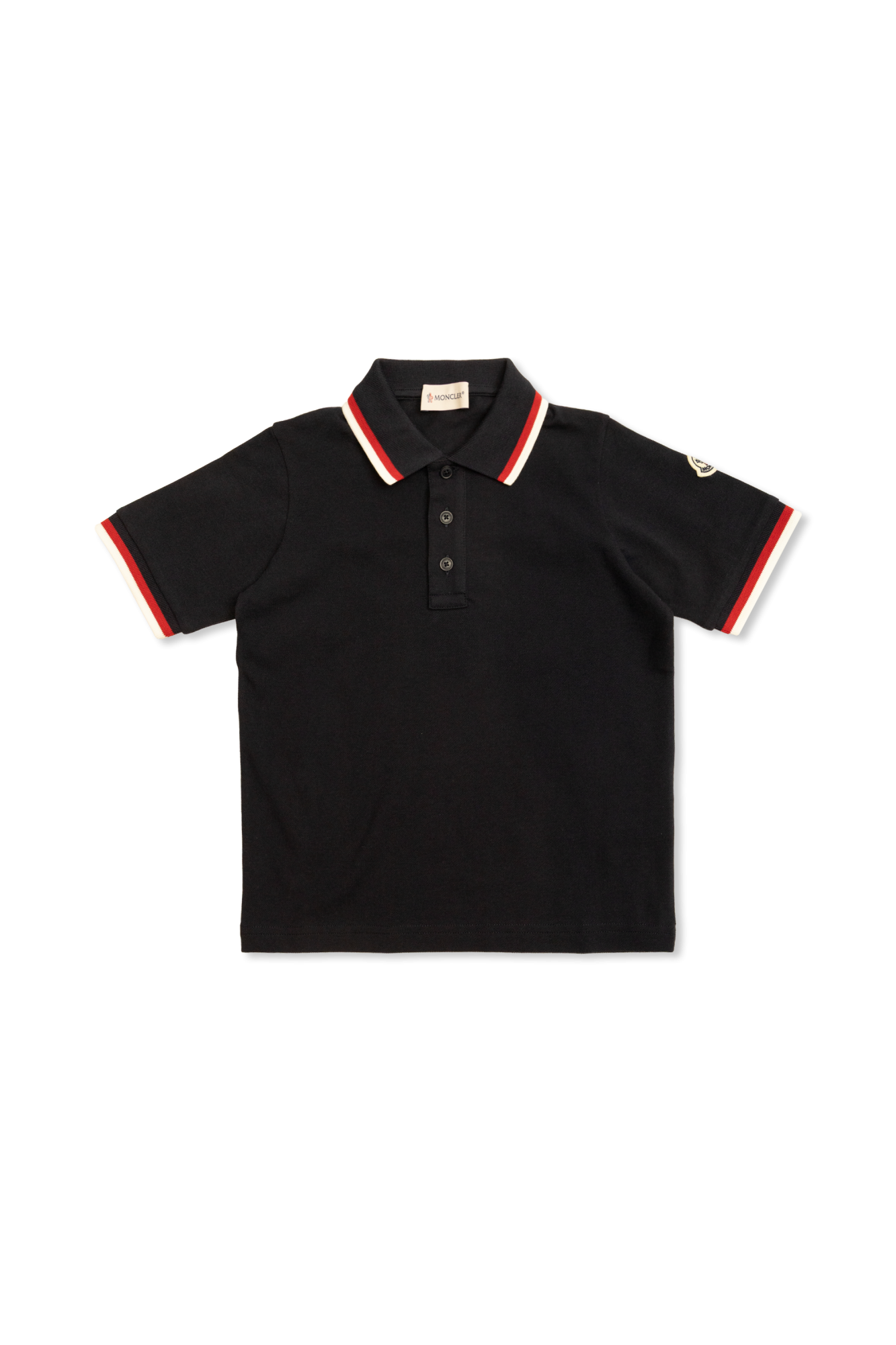 Moncler Enfant Polo Z Logo, Unisex, Granatowy