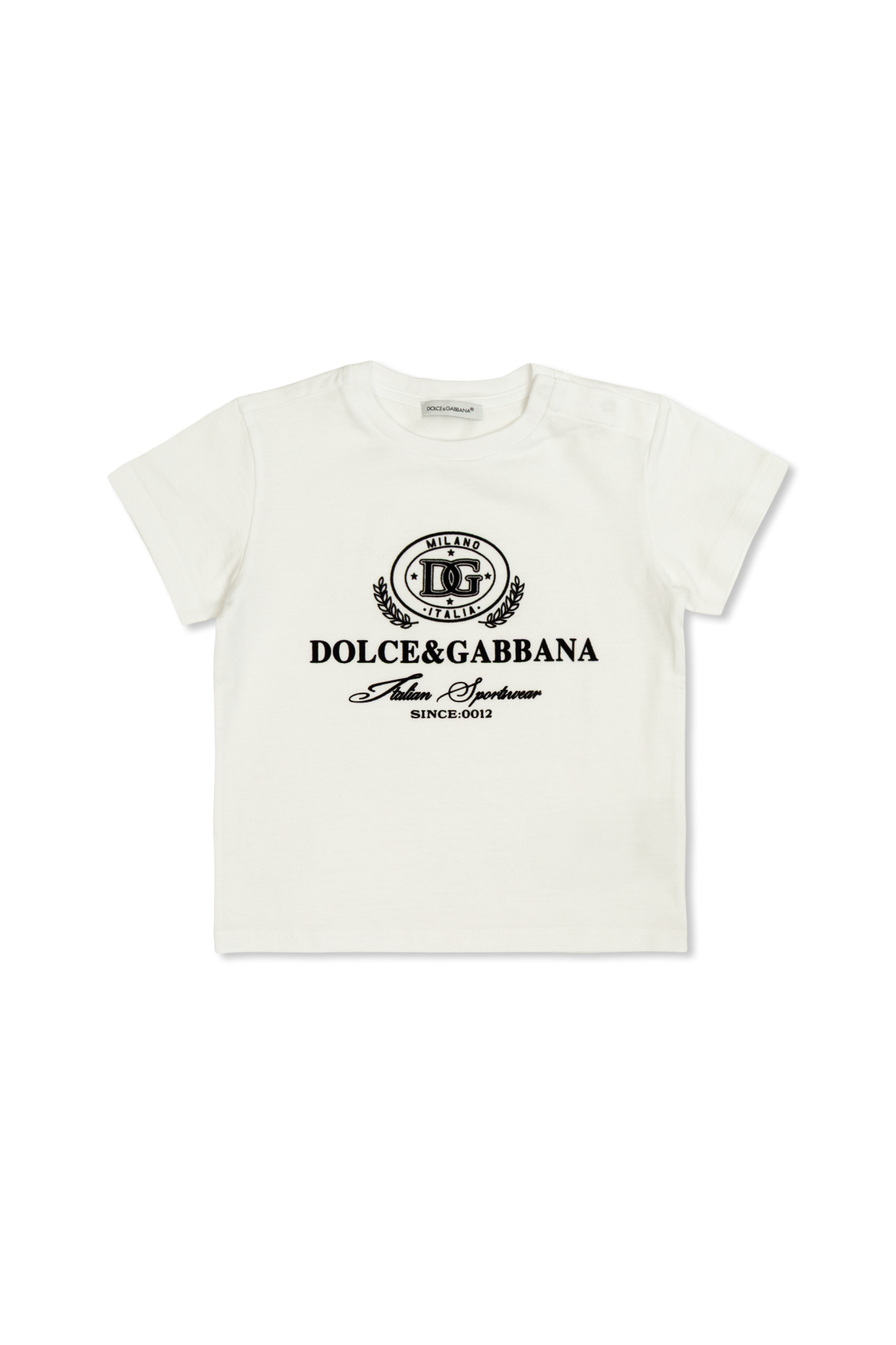 Dolce & Gabbana Kids T-shirt Z Logo, Unisex, Biały