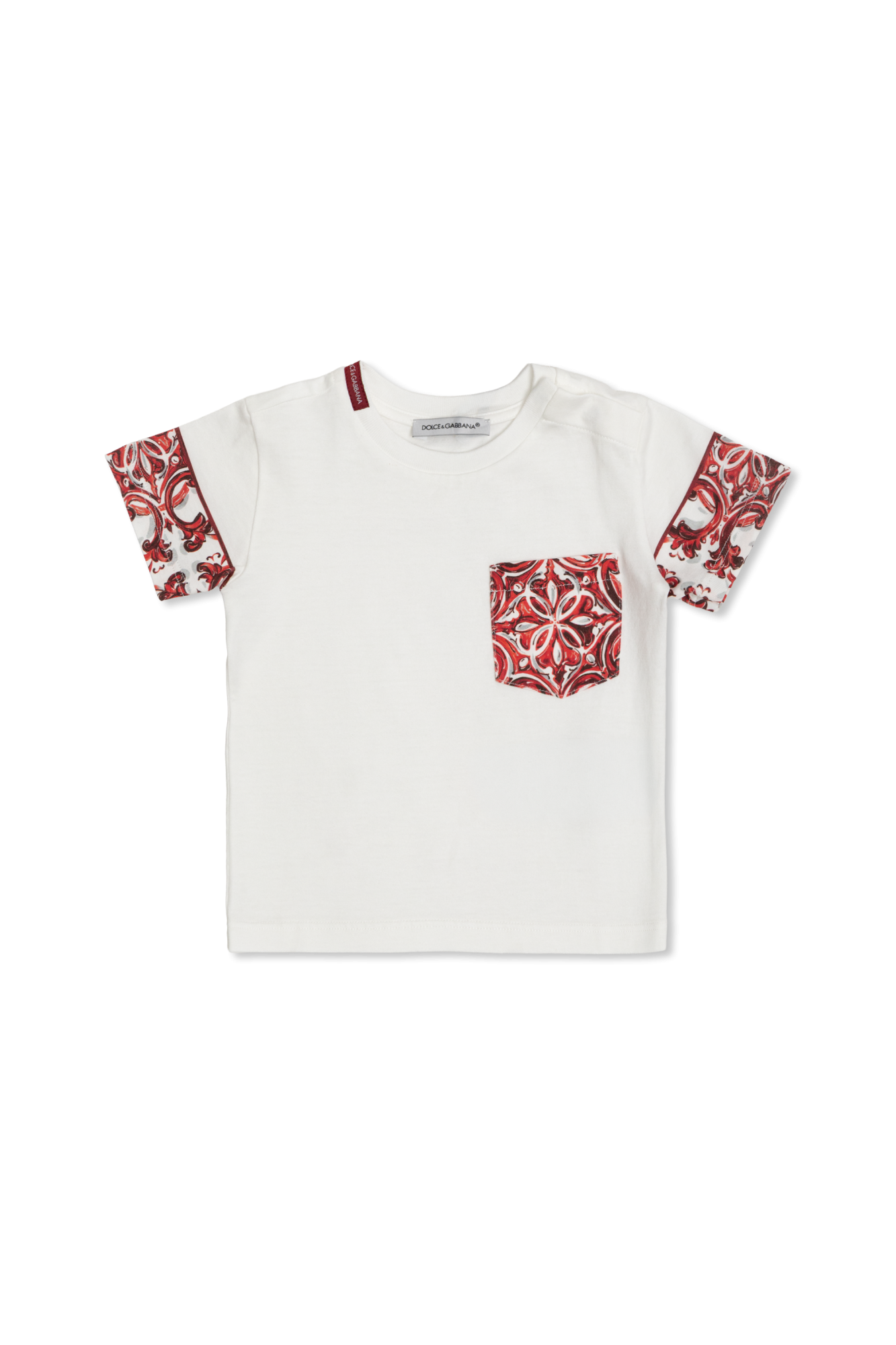 Dolce & Gabbana Kids T-shirt Z Kieszenią, Unisex, Biały