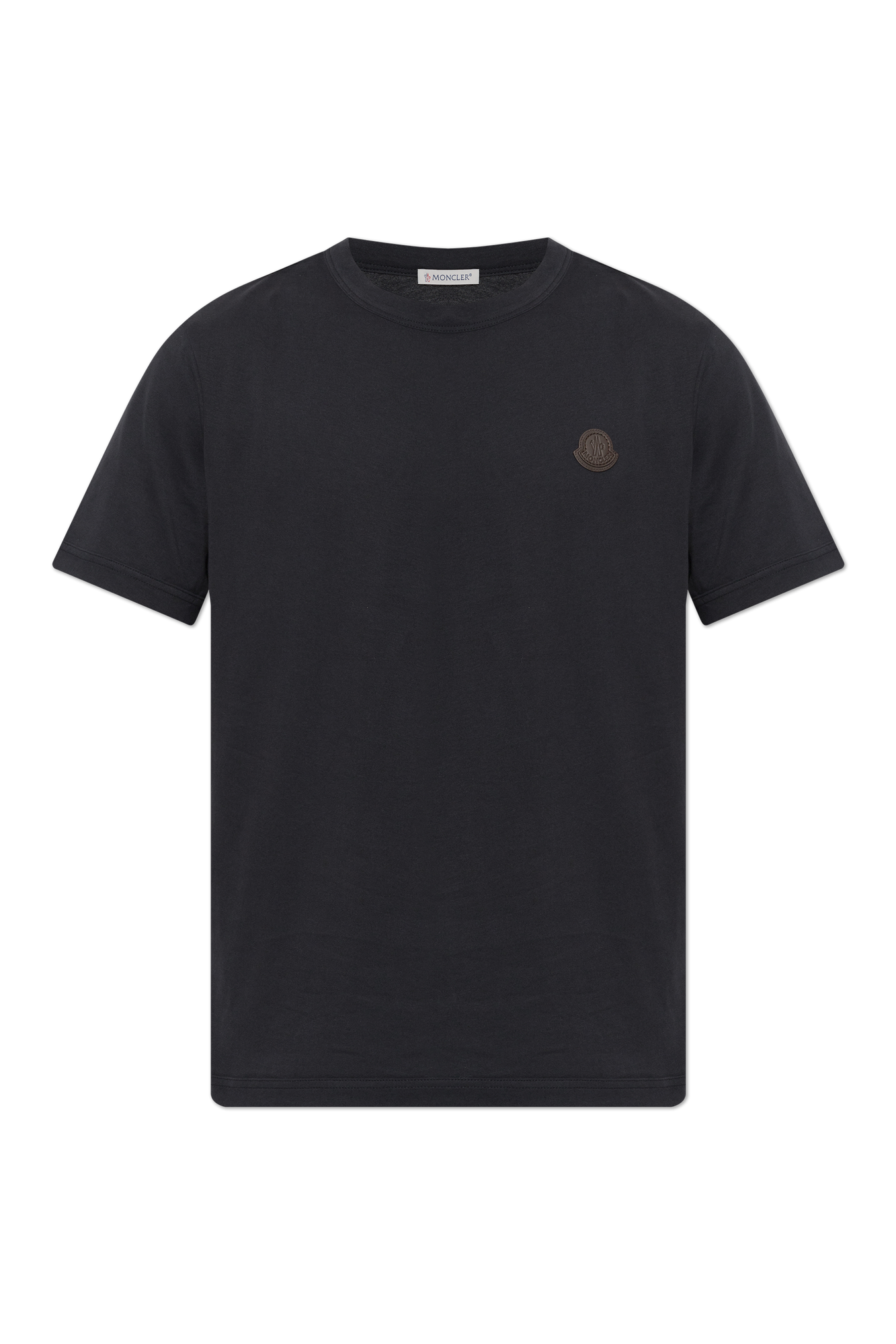 Moncler T-shirt Z Naszywką Logo, Mężczyźni, Granatowy