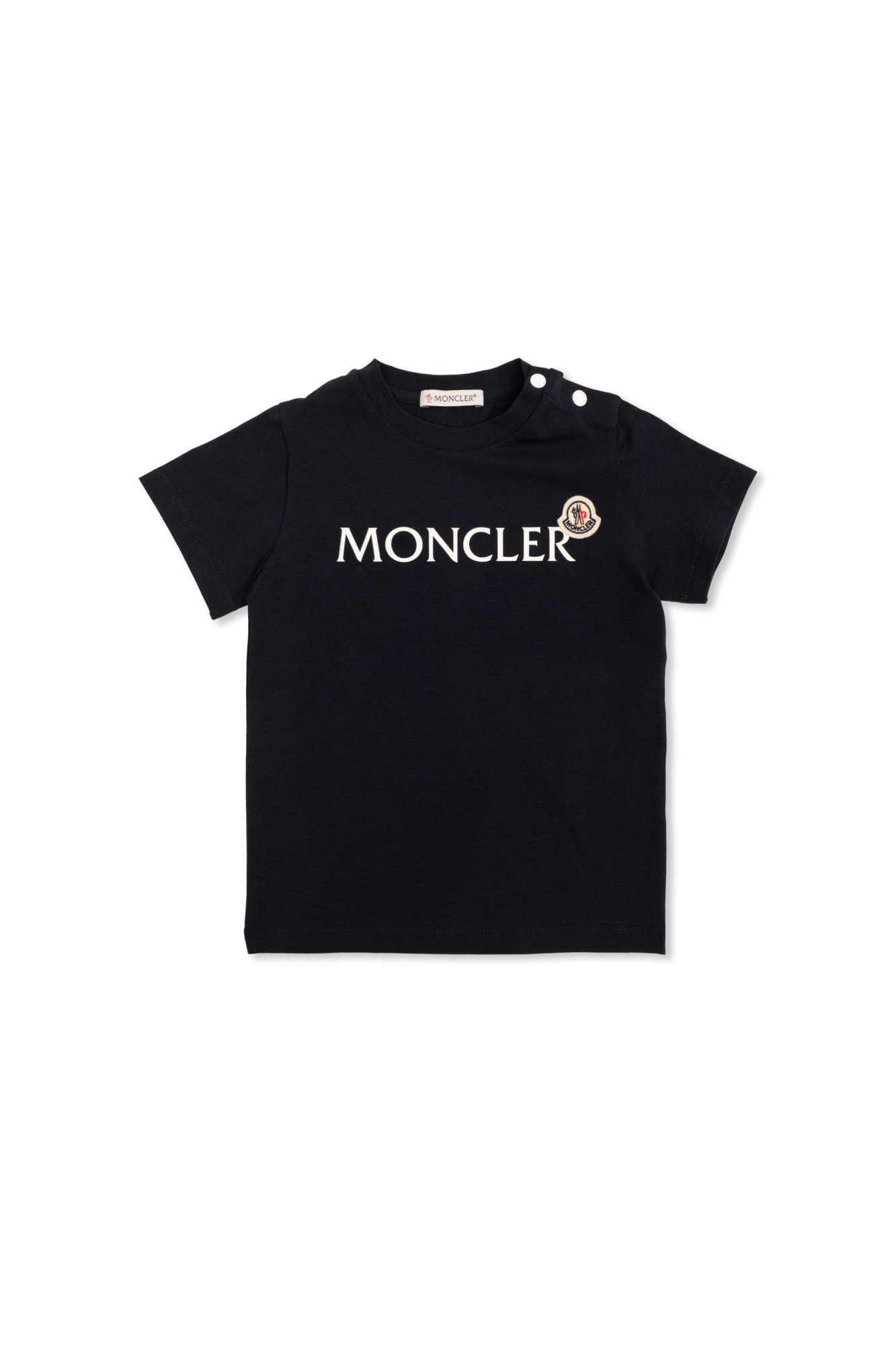 Moncler Enfant T-shirt Z Logo, Unisex, Granatowy