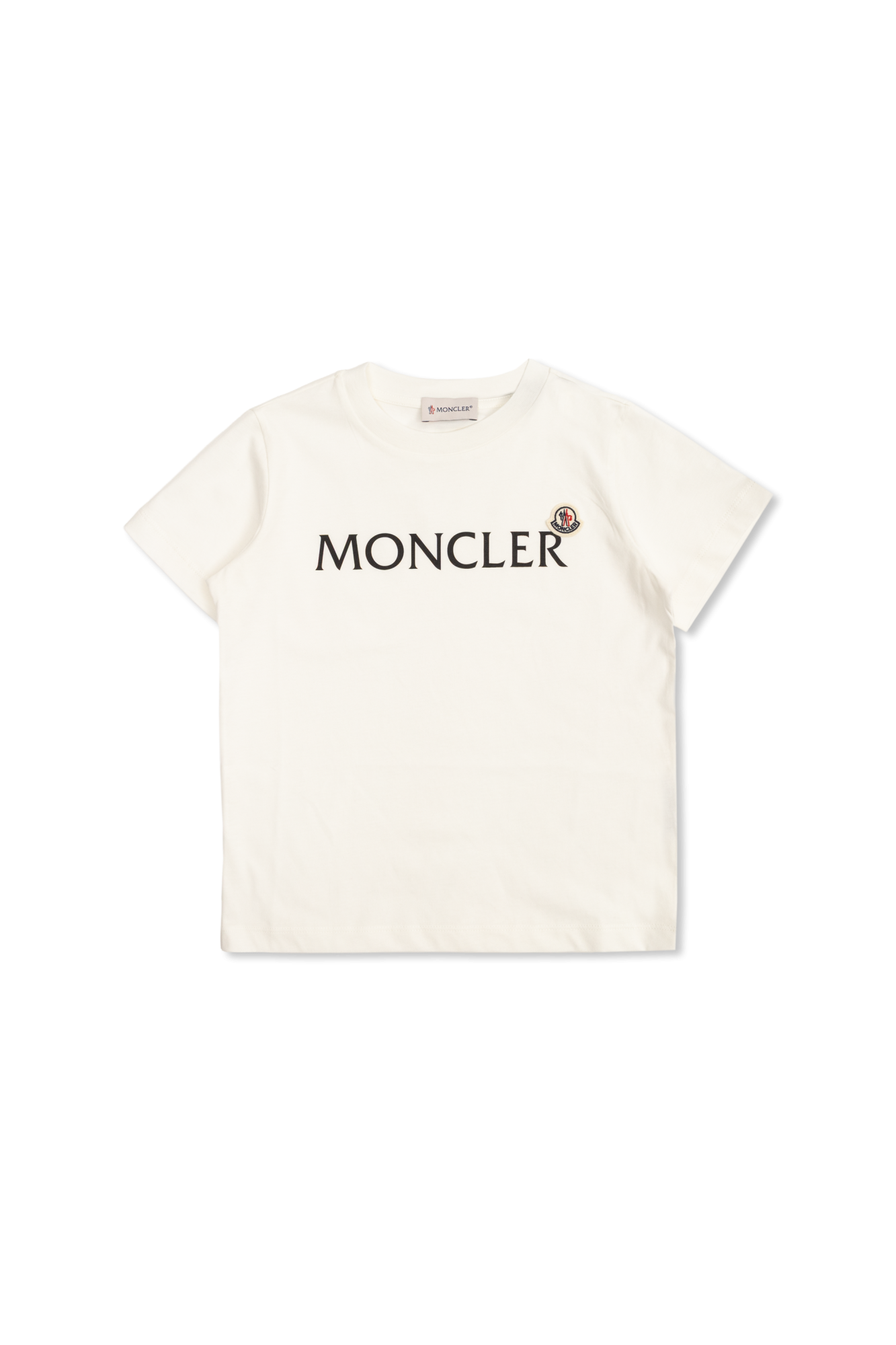 Moncler Enfant T-shirt Z Logo, Unisex, Biały