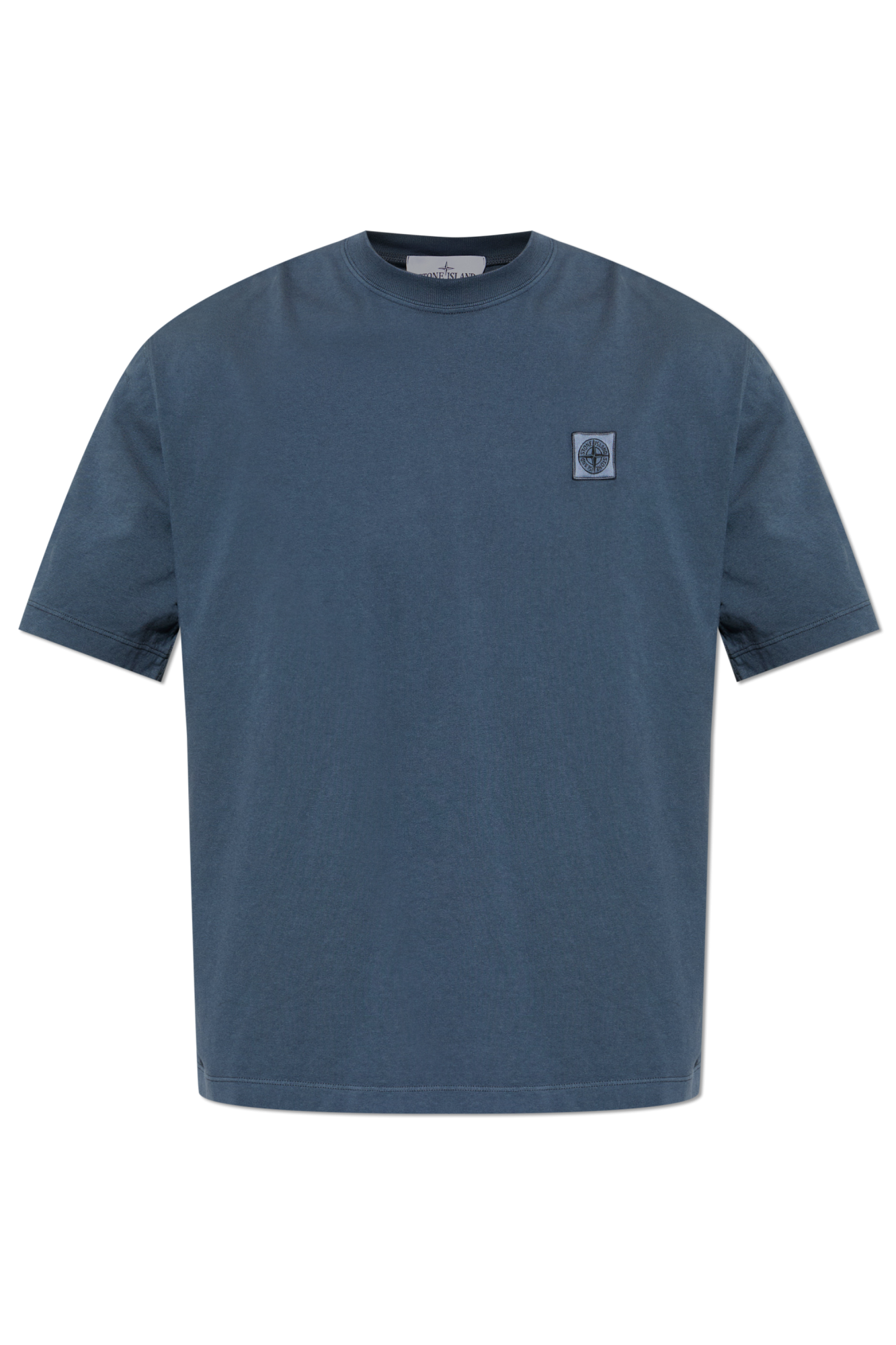 Stone Island T-shirt Z Naszywką Logo, Mężczyźni, Granatowy