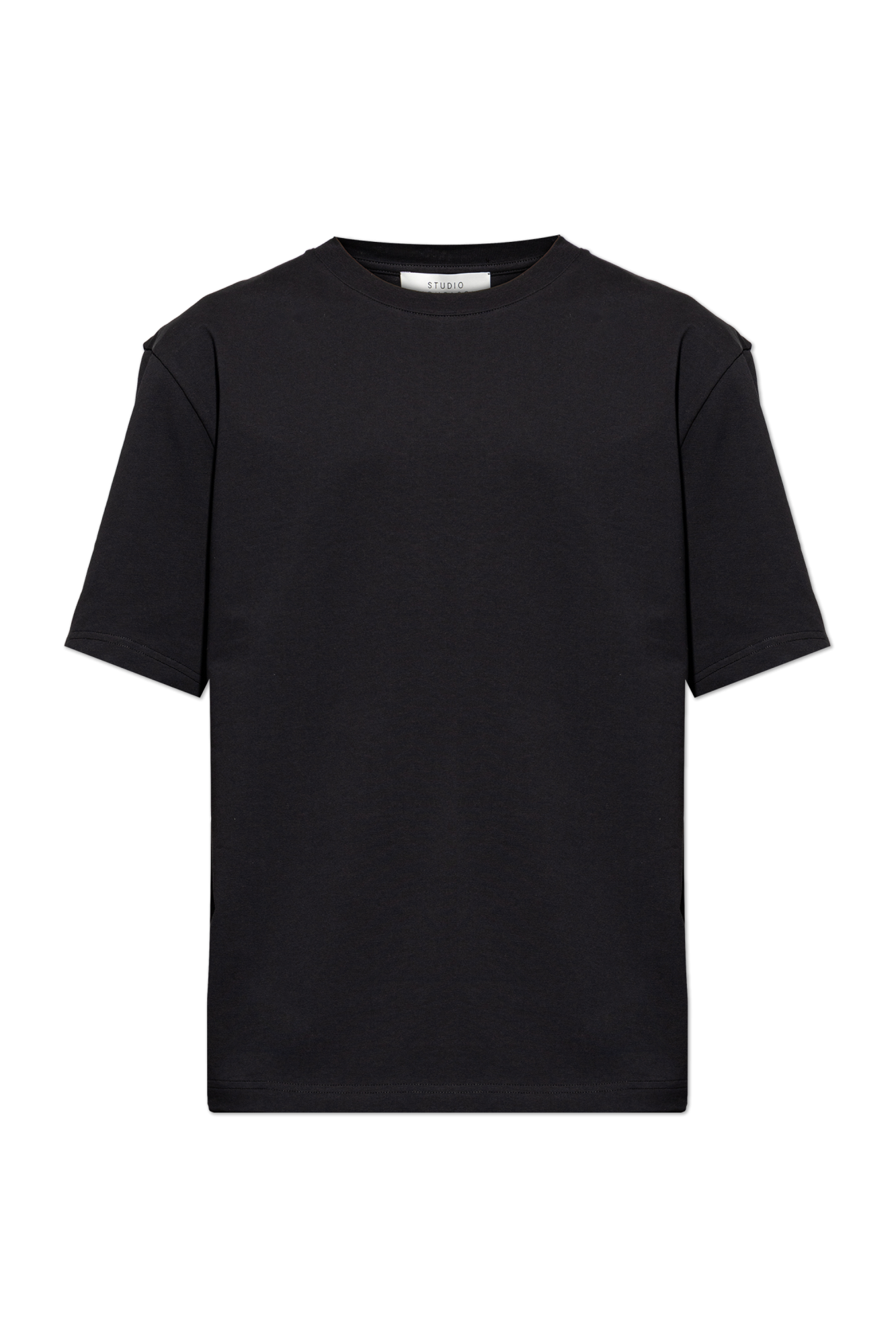 Studio Nicholson T-shirt ‘Lay’, Mężczyźni, Czarny