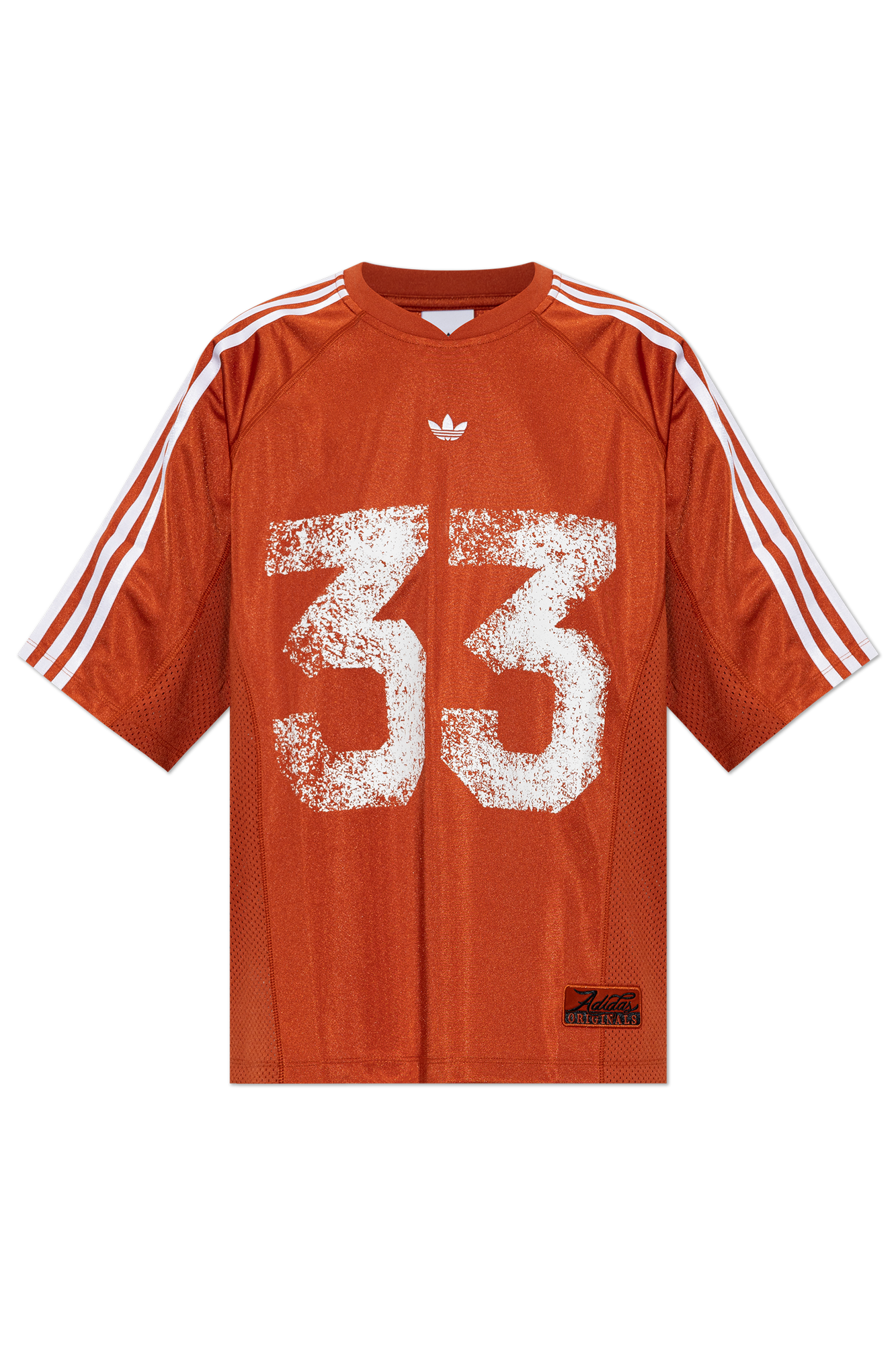ADIDAS Originals T-shirt Z Nadrukiem, Kobiety, Pomarańczowy