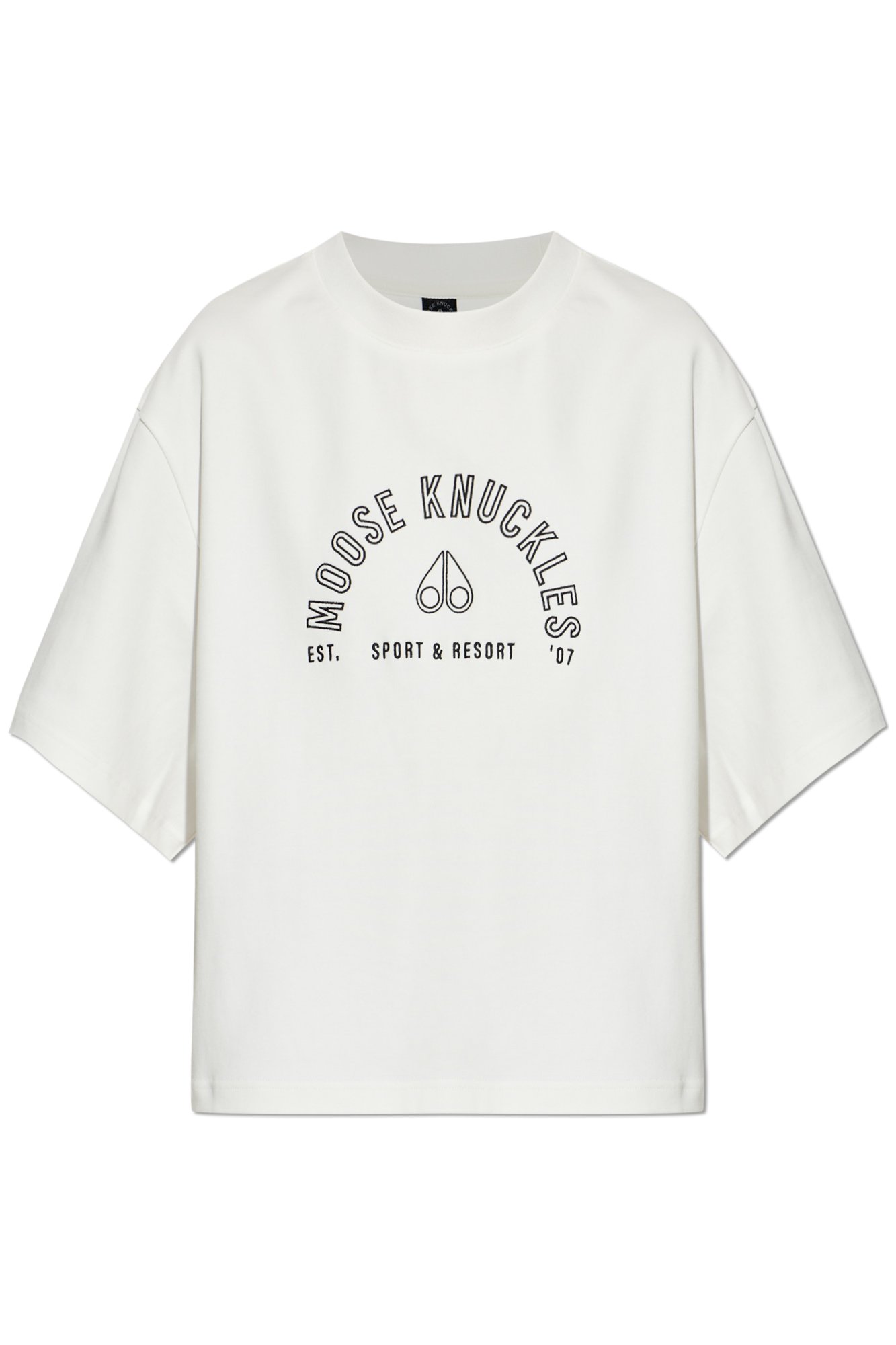 Moose Knuckles T-shirt `True North`, Kobiety, Biały