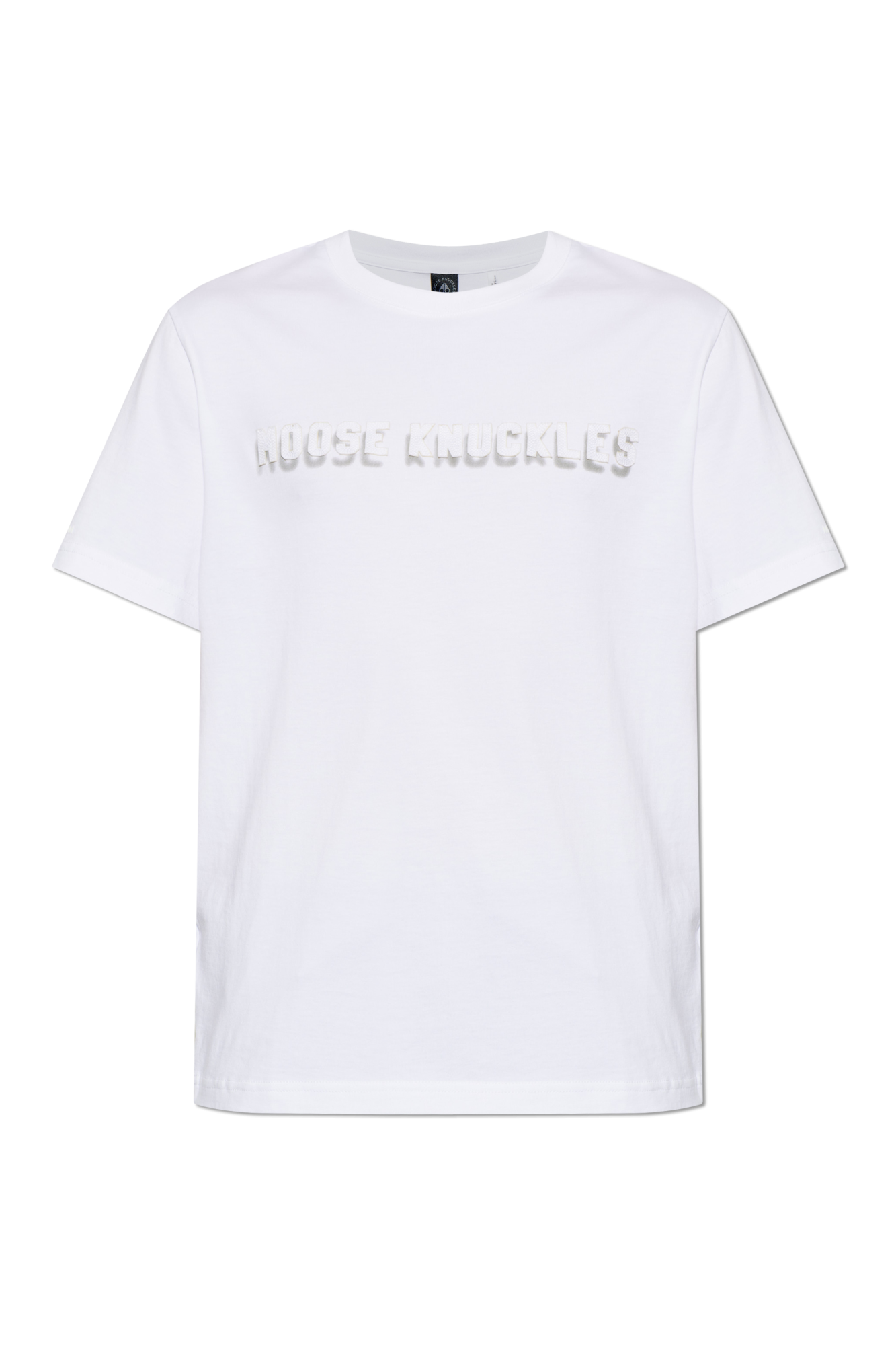 Moose Knuckles T-shirt Z Nadrukowanym Logo, Mężczyźni, Biały