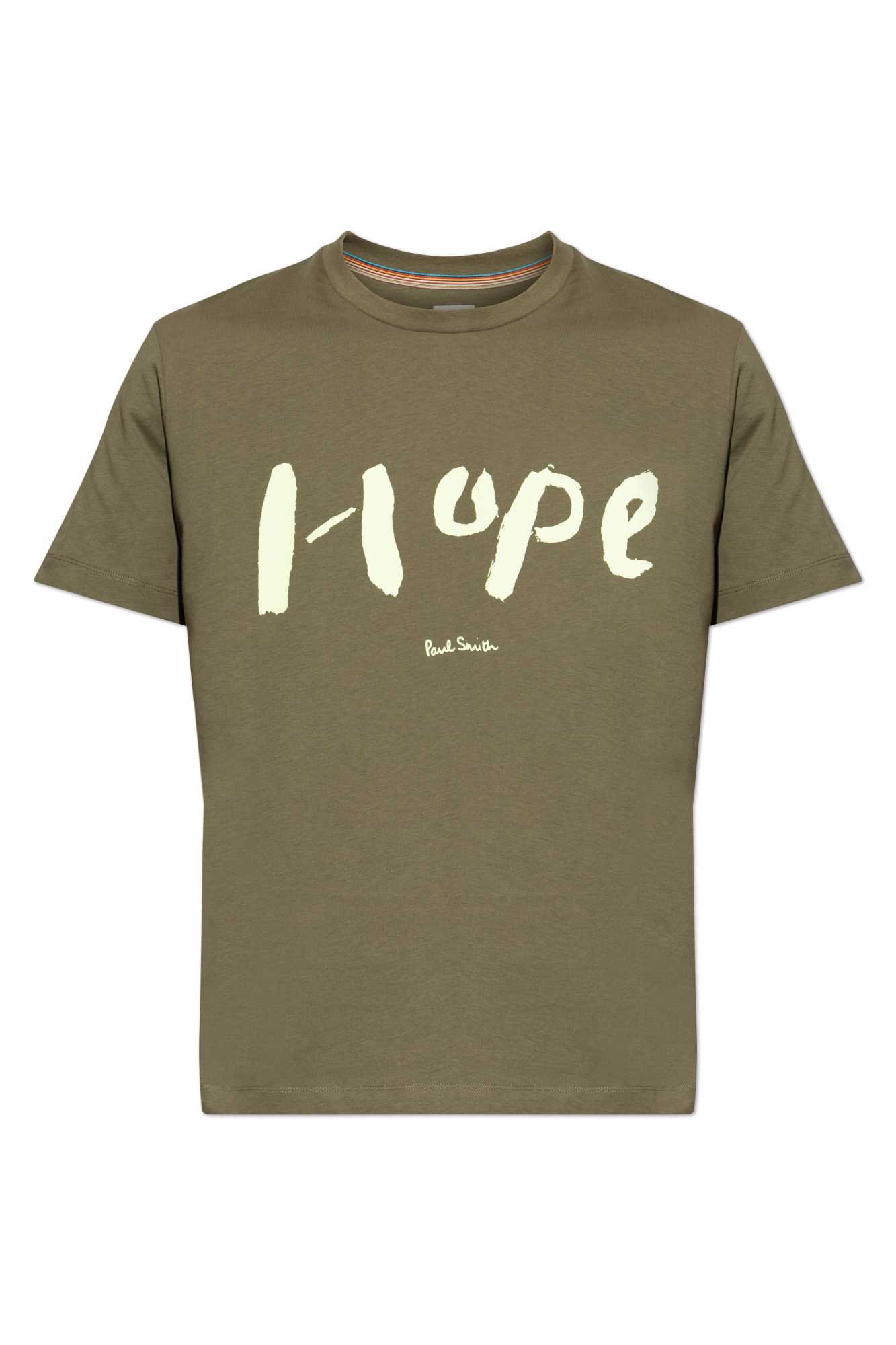 Paul Smith T-shirt Z Nadrukiem, Mężczyźni, Zielony