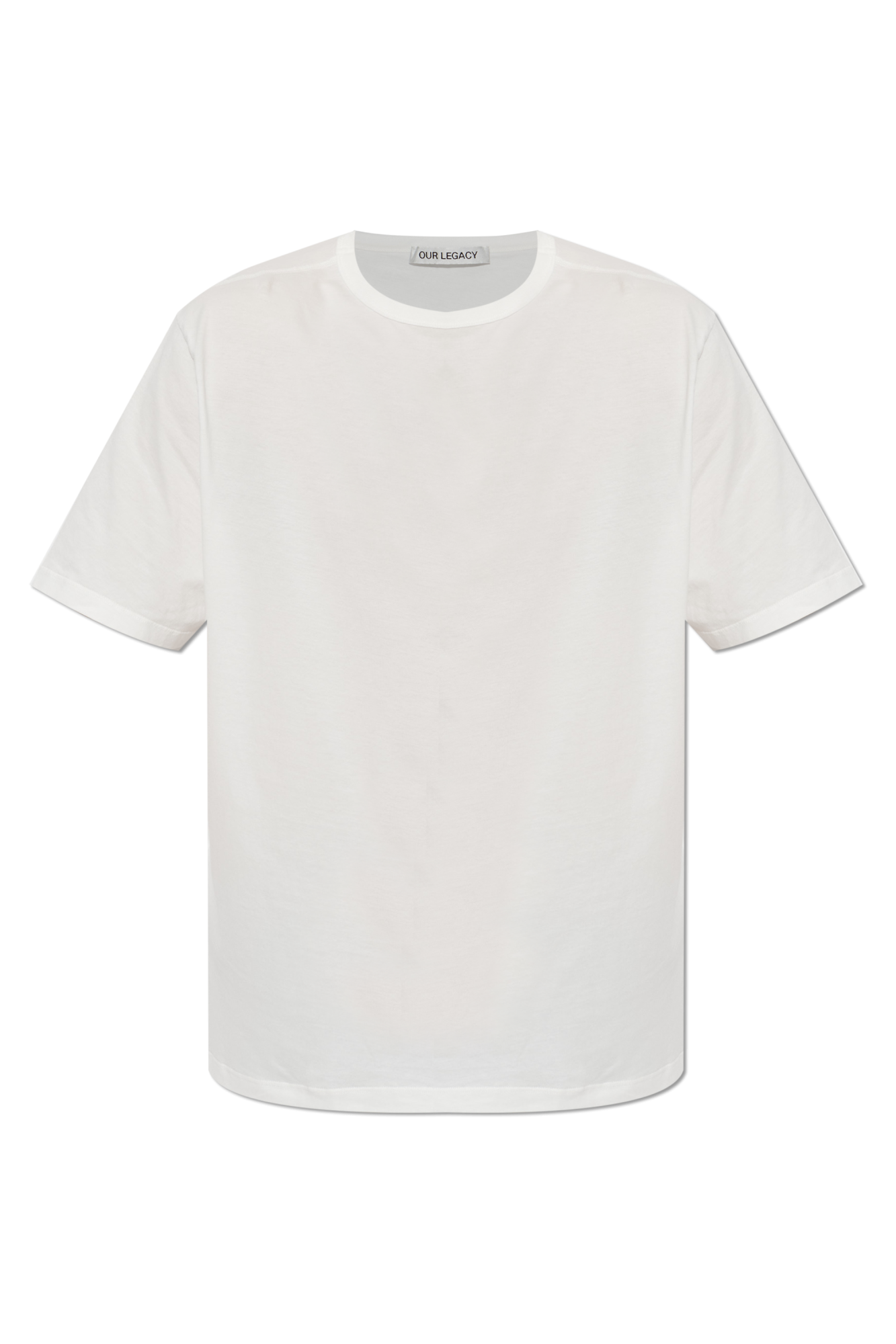 Our Legacy T-shirt Z Okrągłym Dekoltem, Mężczyźni, Biały