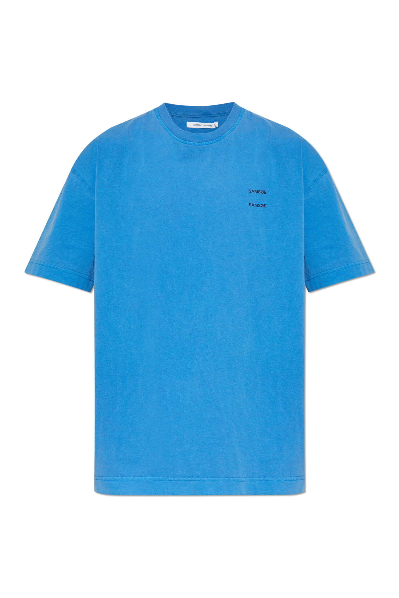 Samsøe Samsøe T-shirt ‘Sajoel’, Mężczyźni, Niebieski