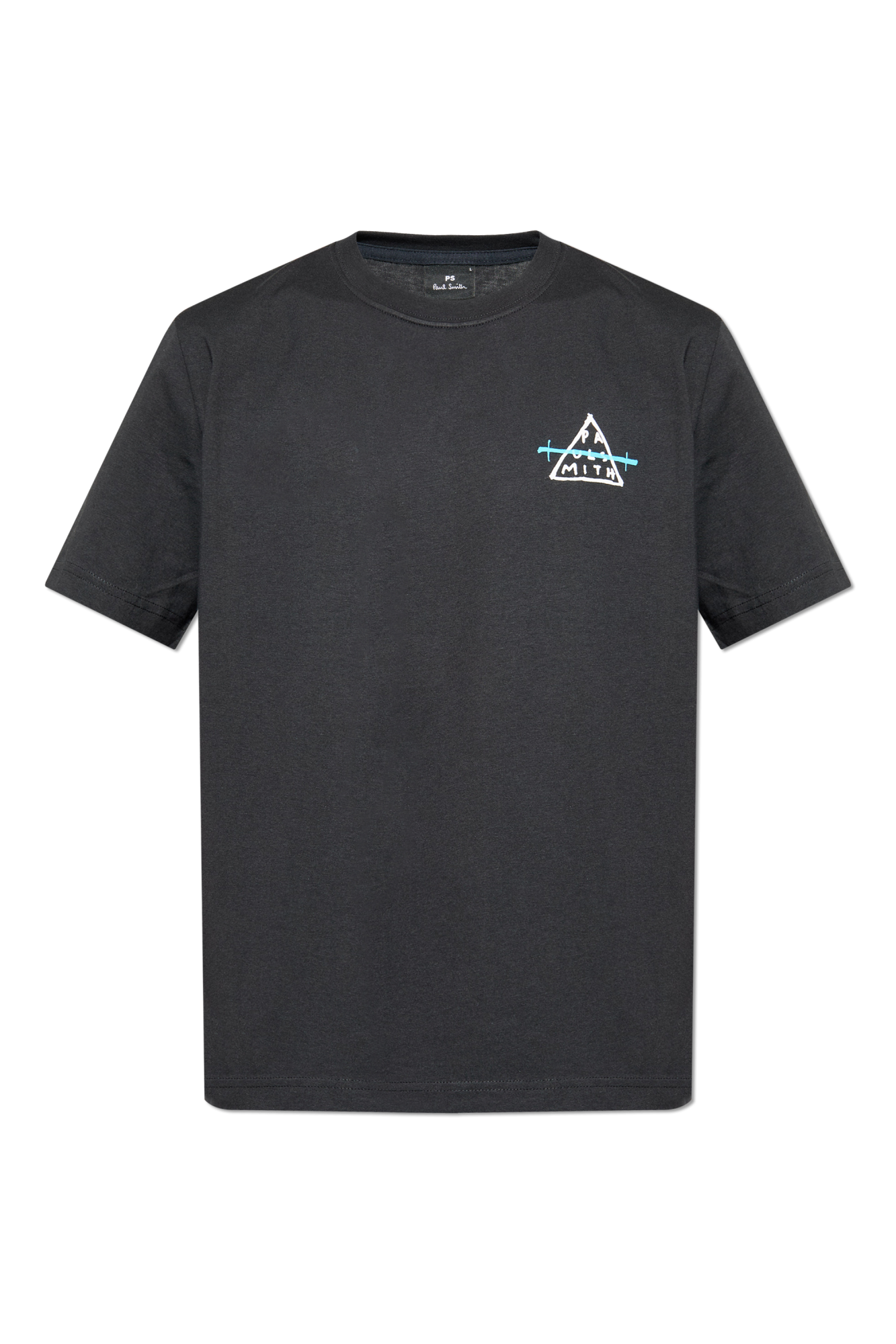 PS Paul Smith T-shirt Z Nadrukiem, Mężczyźni, Czarny