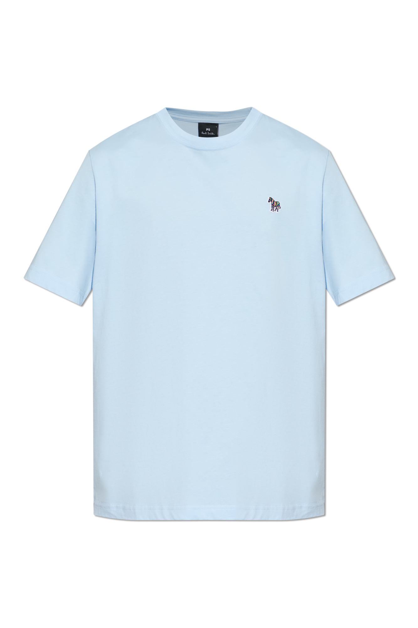PS Paul Smith T-shirt Z Naszywką, Mężczyźni, Jasnoniebieski