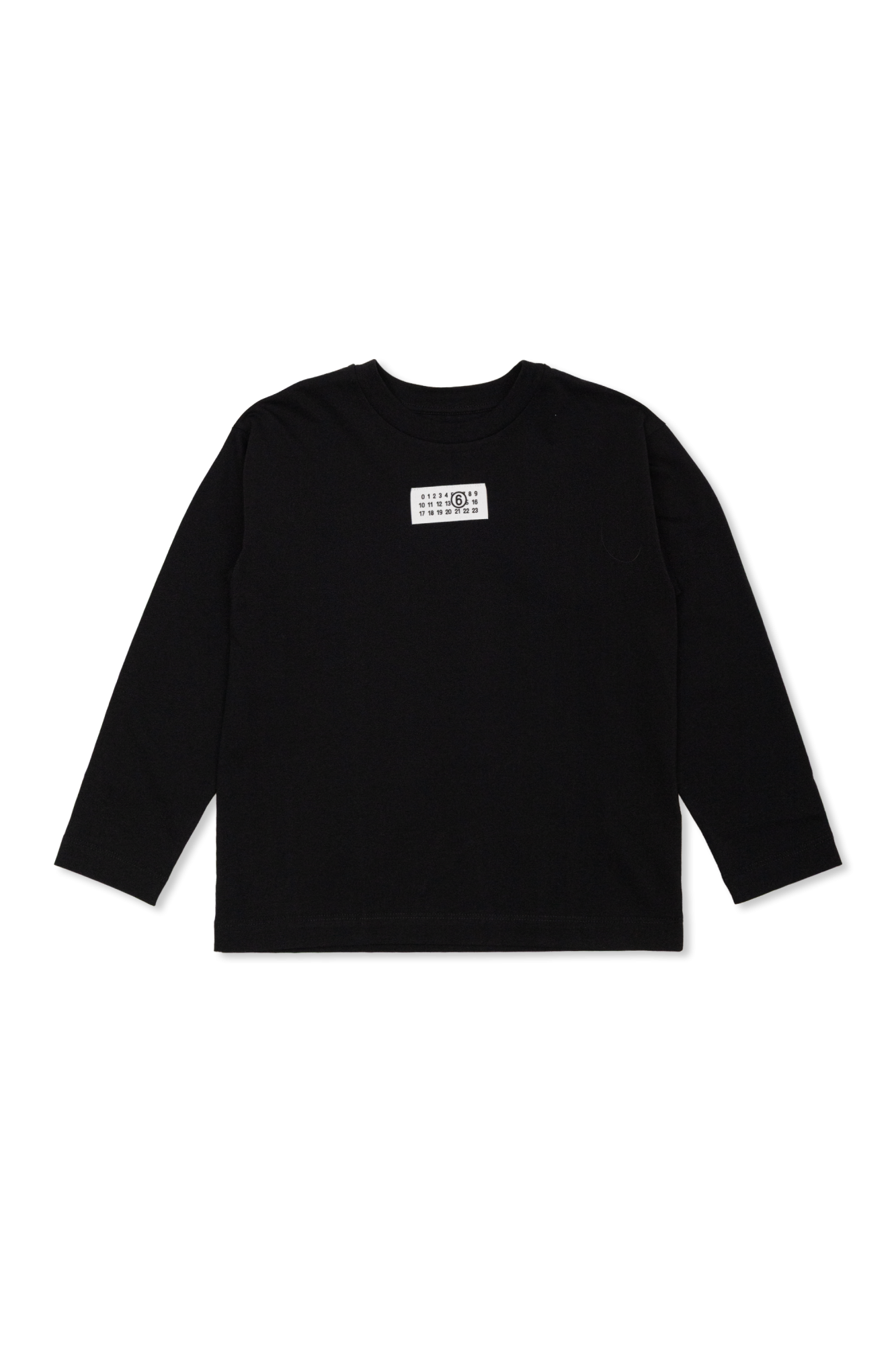 MM6 Maison Margiela Kids T-shirt Z Długimi Rękawami, Unisex, Czarny