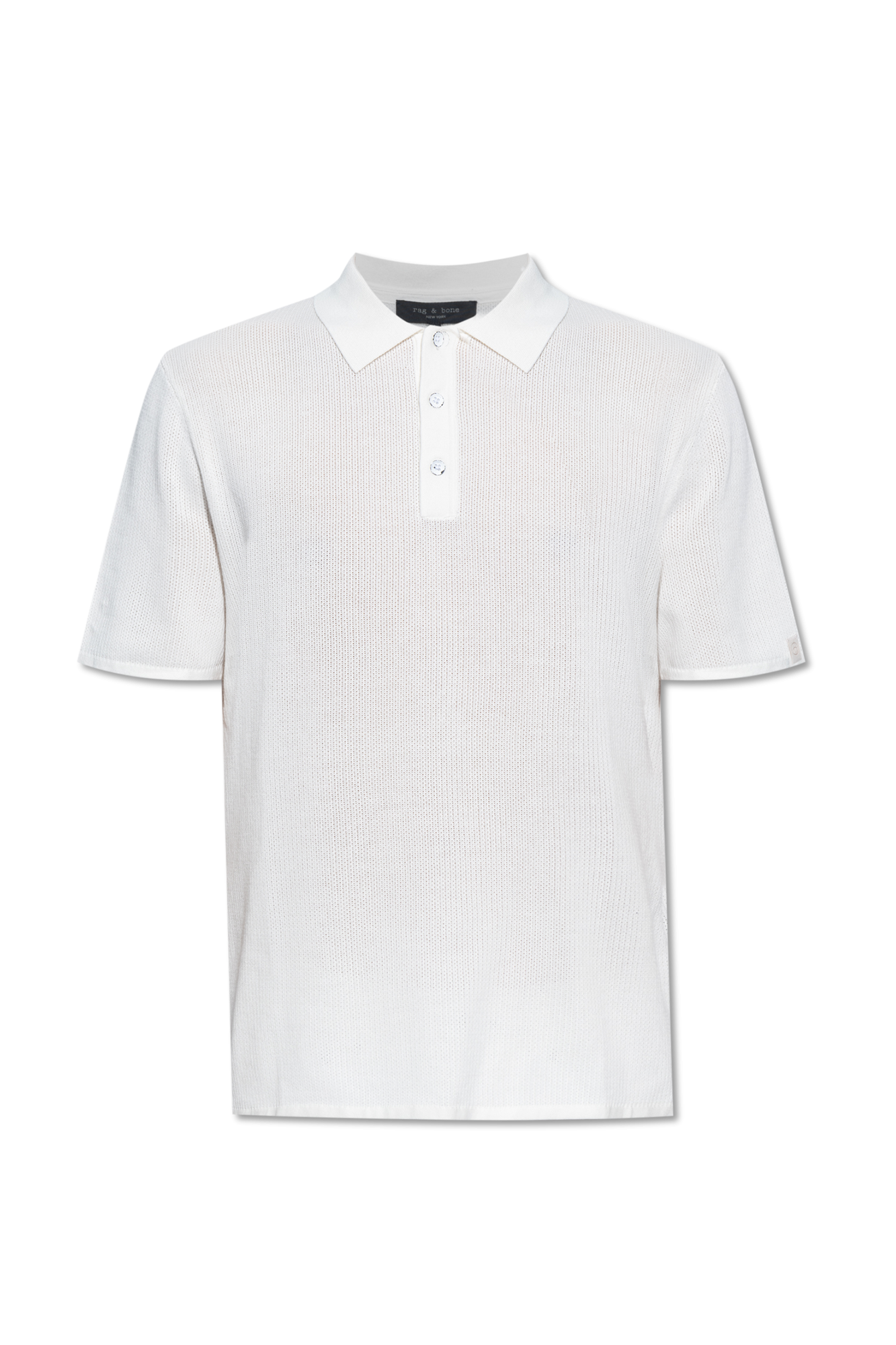 Rag & Bone Polo ‘Harvey’, Mężczyźni, Biały