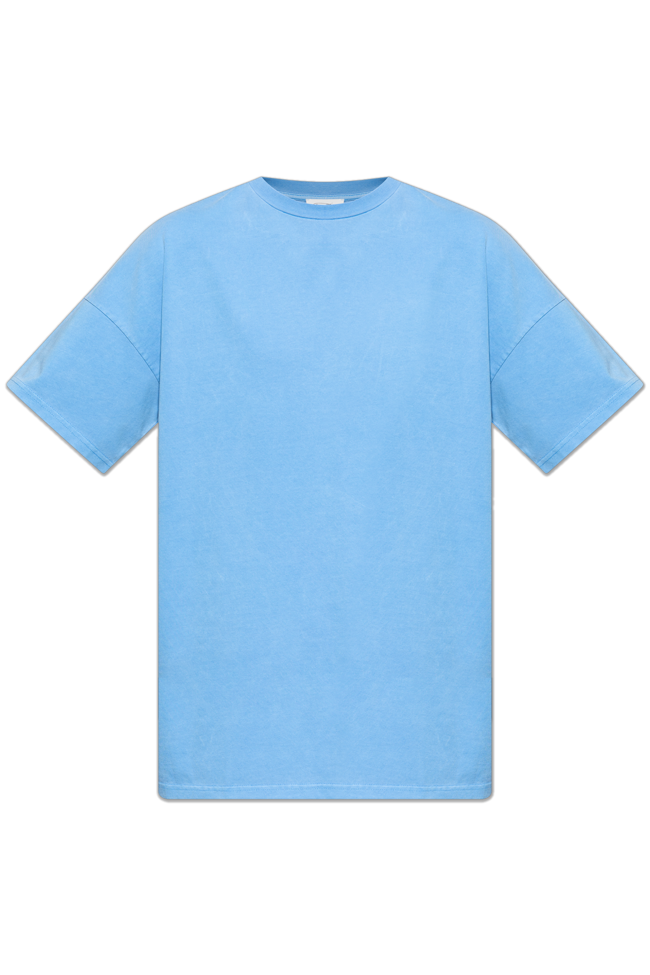 American Vintage T-shirt Z Okrągłym Dekoltem, Mężczyźni, Niebieski