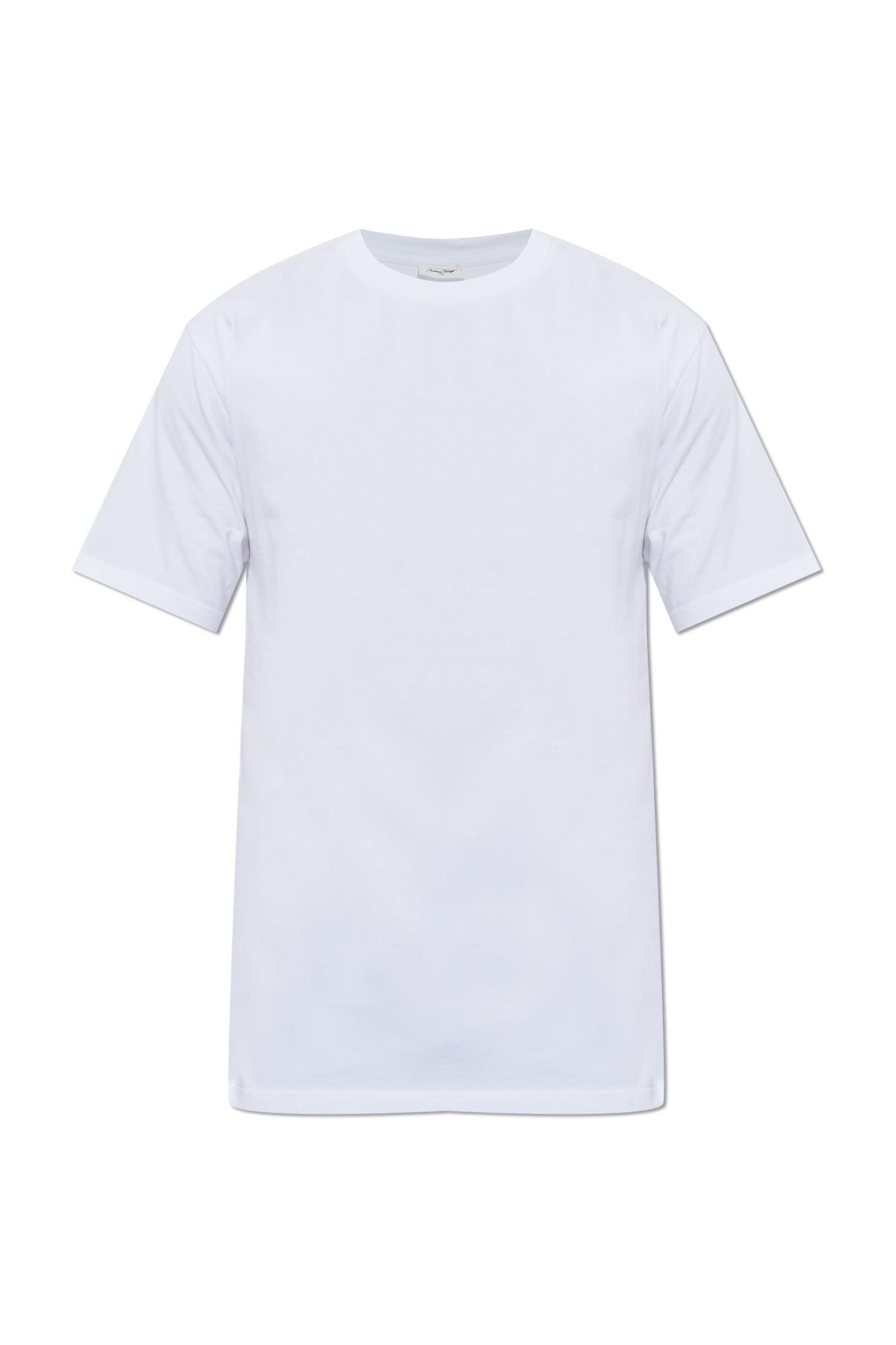 American Vintage T-shirt Z Okrągłym Dekoltem, Mężczyźni, Biały