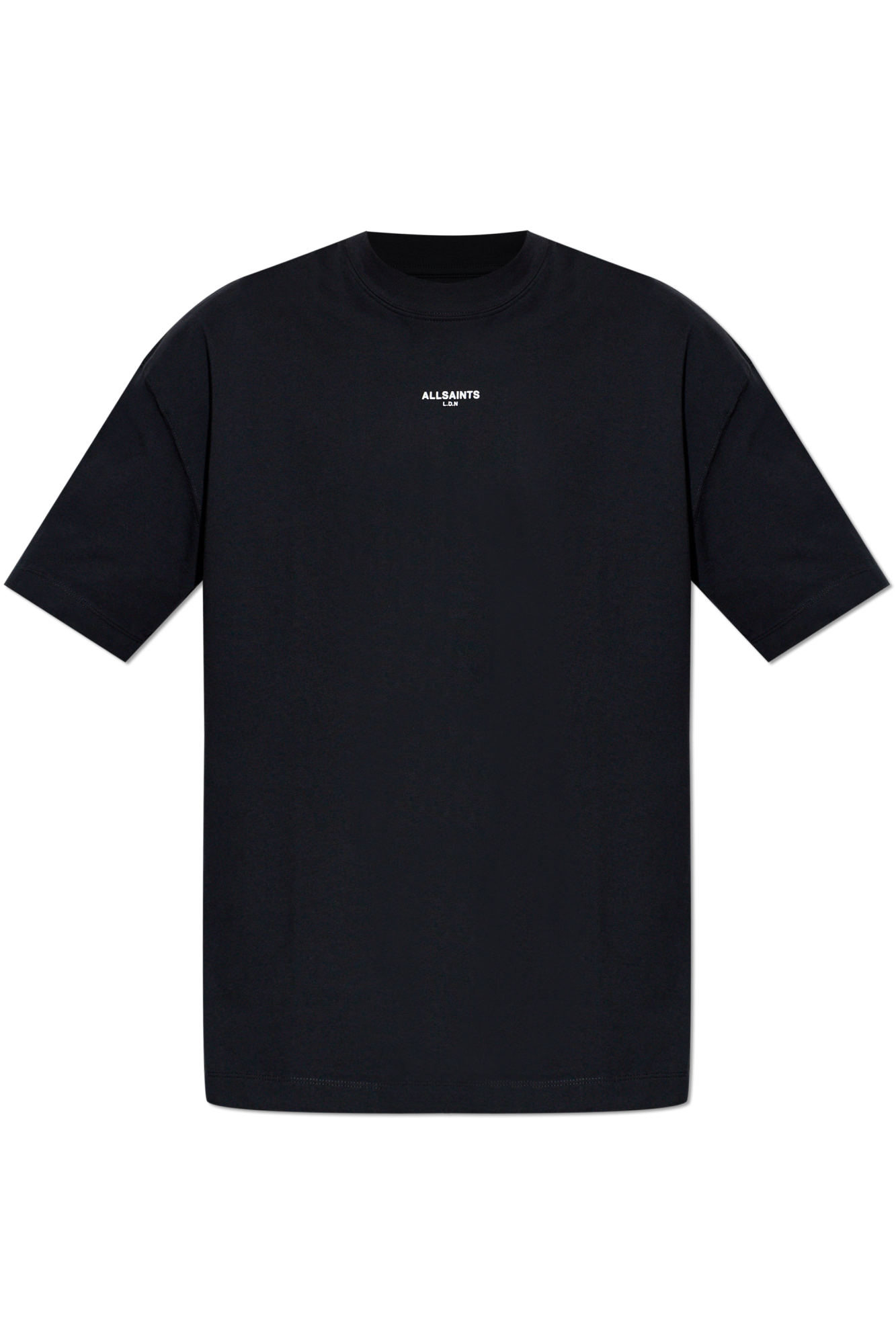 AllSaints T-shirt ‘Mikro’, Mężczyźni, Czarny