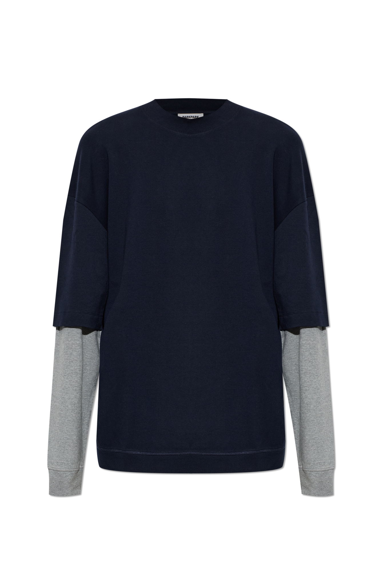 DARKPARK Bawełniany T-shirt ‘Troy’, Mężczyźni, Granatowy
