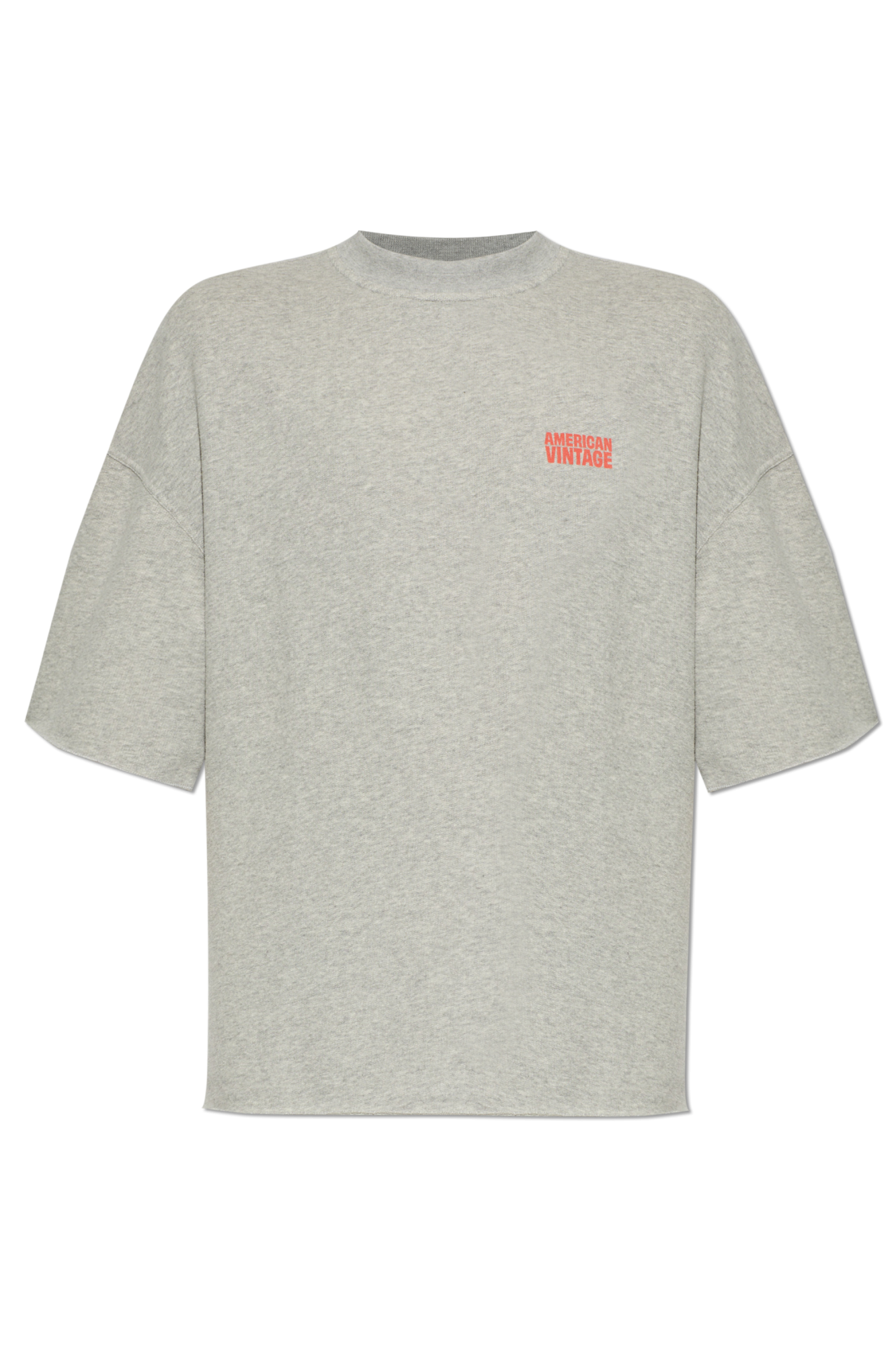 American Vintage Bluza Z Logo, Mężczyźni, Szary