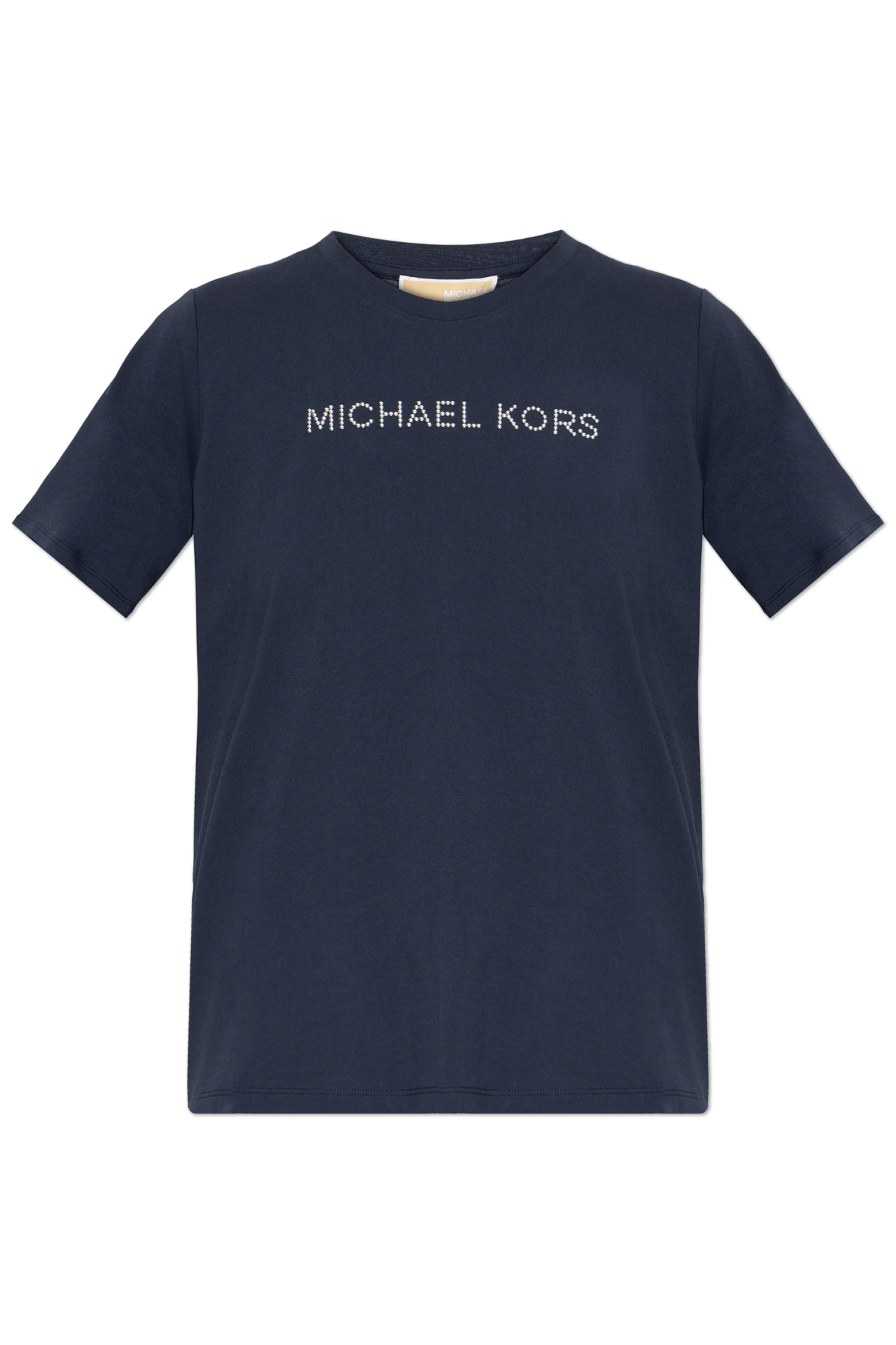 Michael Michael Kors T-shirt Z Logo, Kobiety, Granatowy