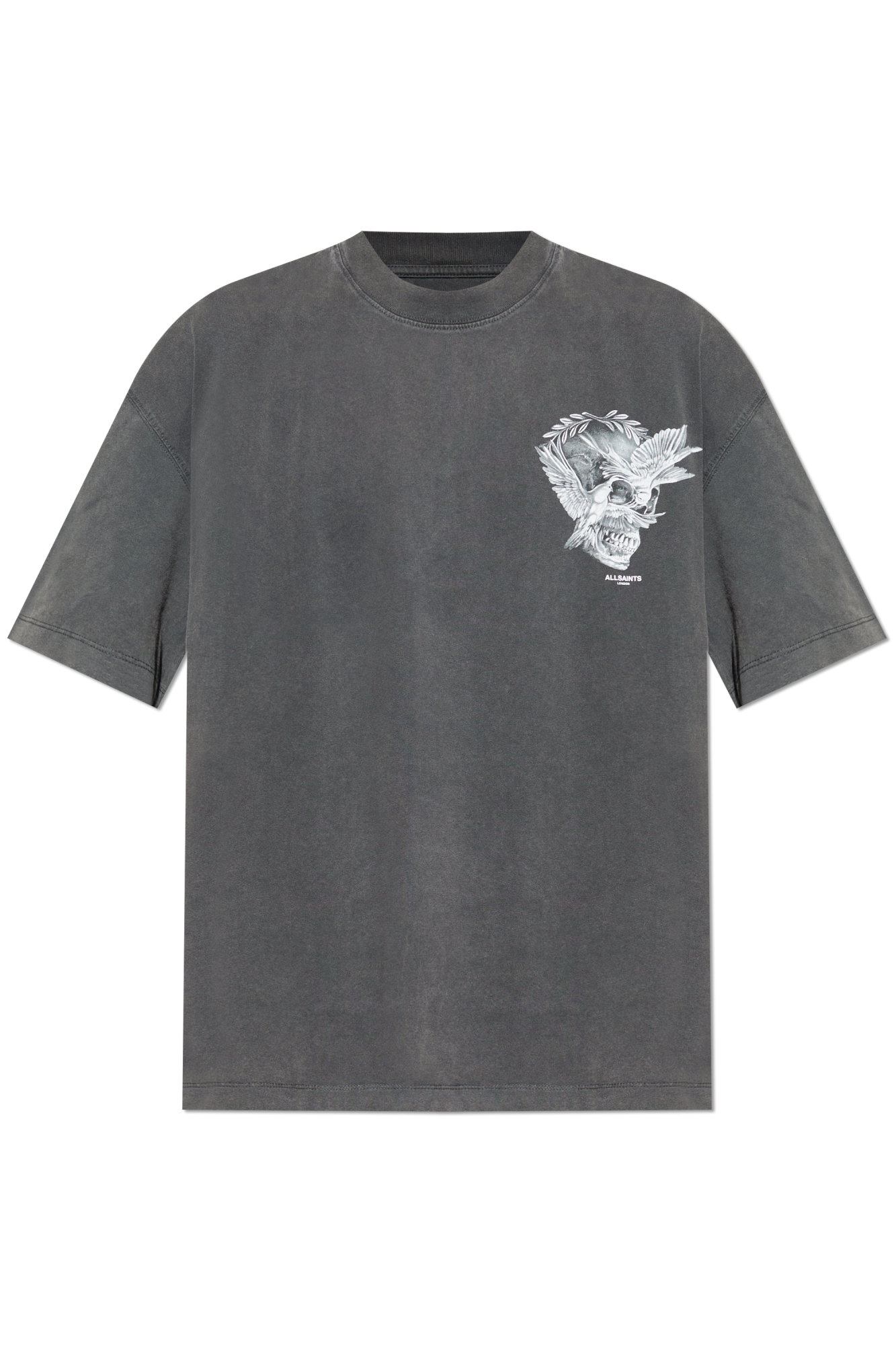 AllSaints T-shirt `Mysteries`, Mężczyźni, Szary