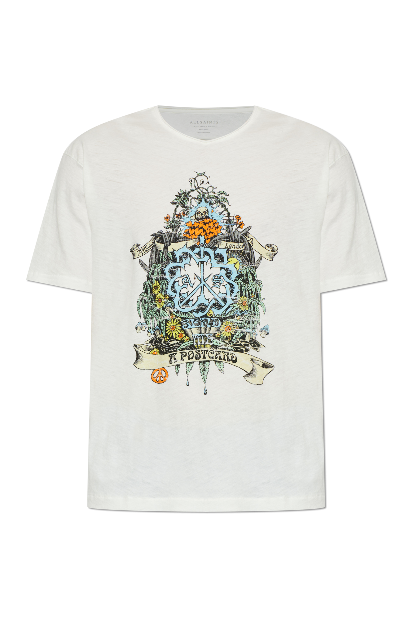 AllSaints T-shirt `Nazare`, Mężczyźni, Biały