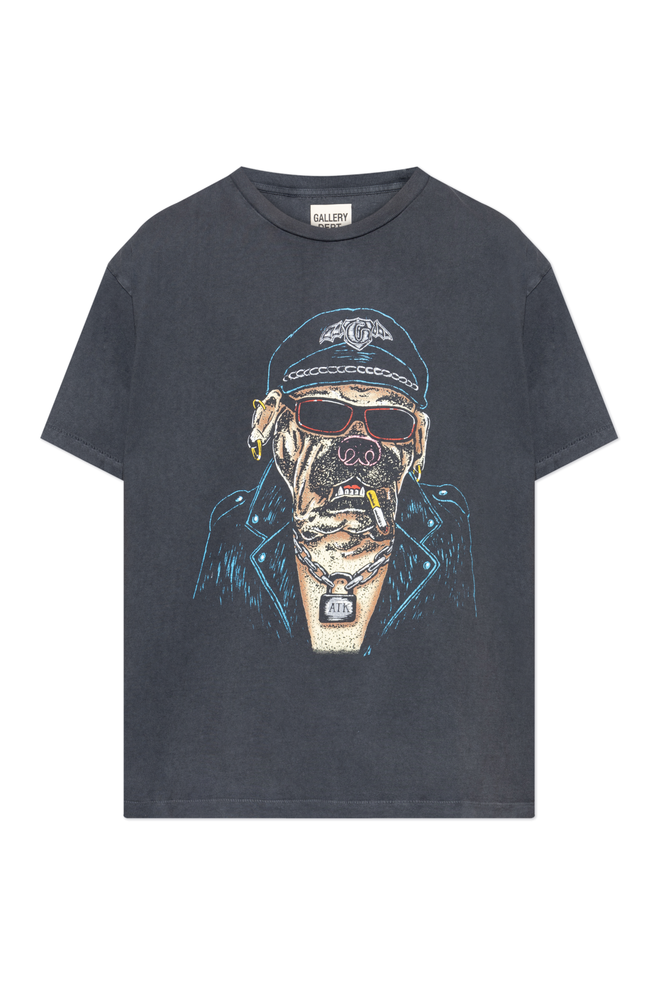 GALLERY DEPT. T-shirt Z  Nadrukiem, Mężczyźni, Szary