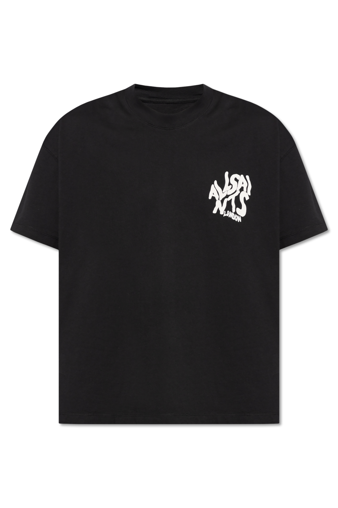 AllSaints T-shirt `Orlando`, Mężczyźni, Czarny