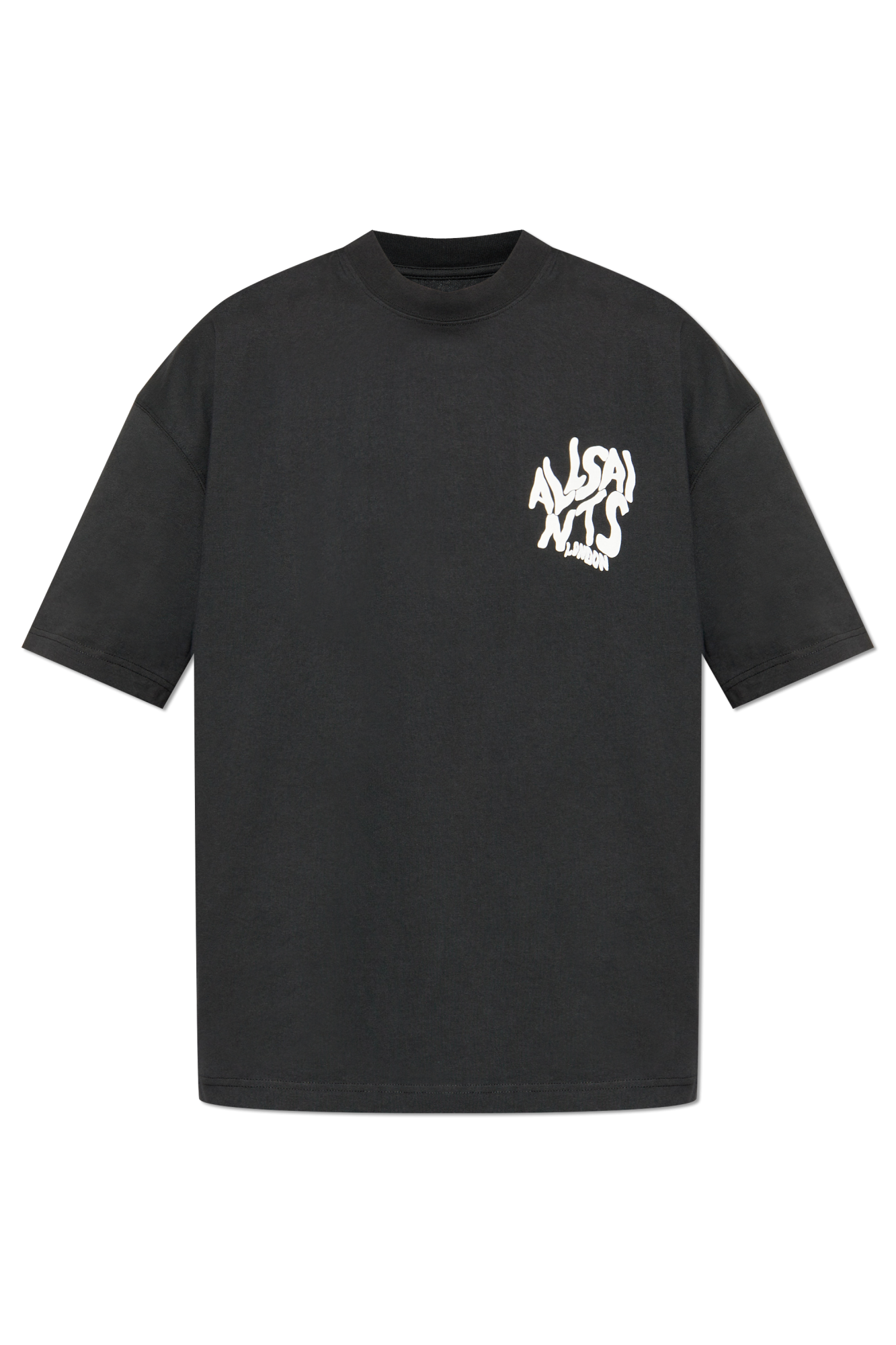 AllSaints T-shirt `Orlando`, Mężczyźni, Czarny