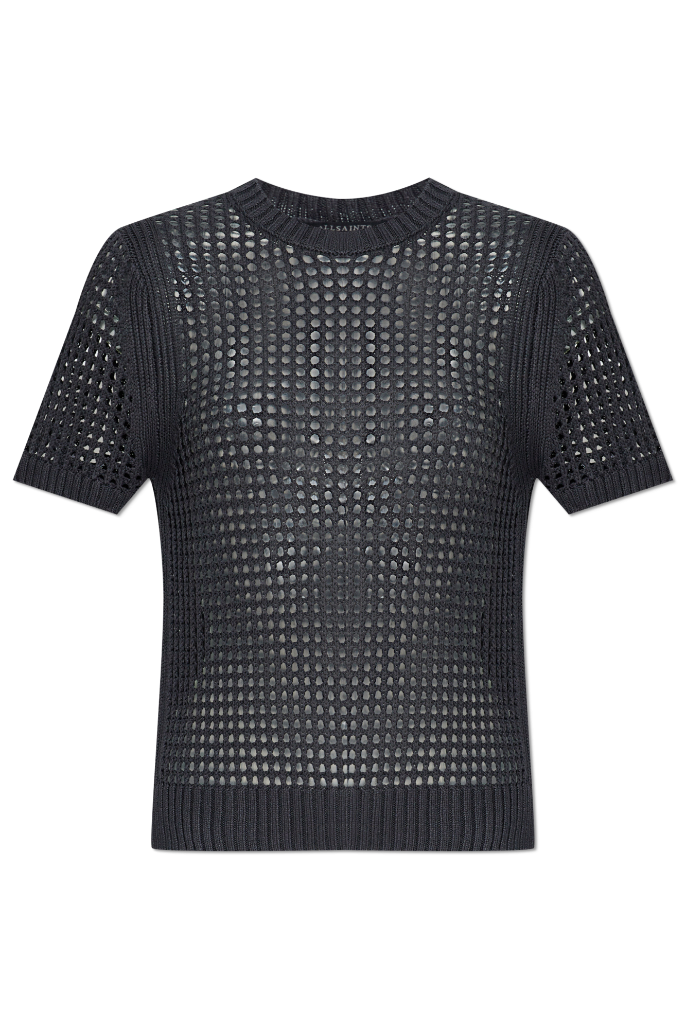 AllSaints Ażutowy Top `Paloma`, Kobiety, Czarny