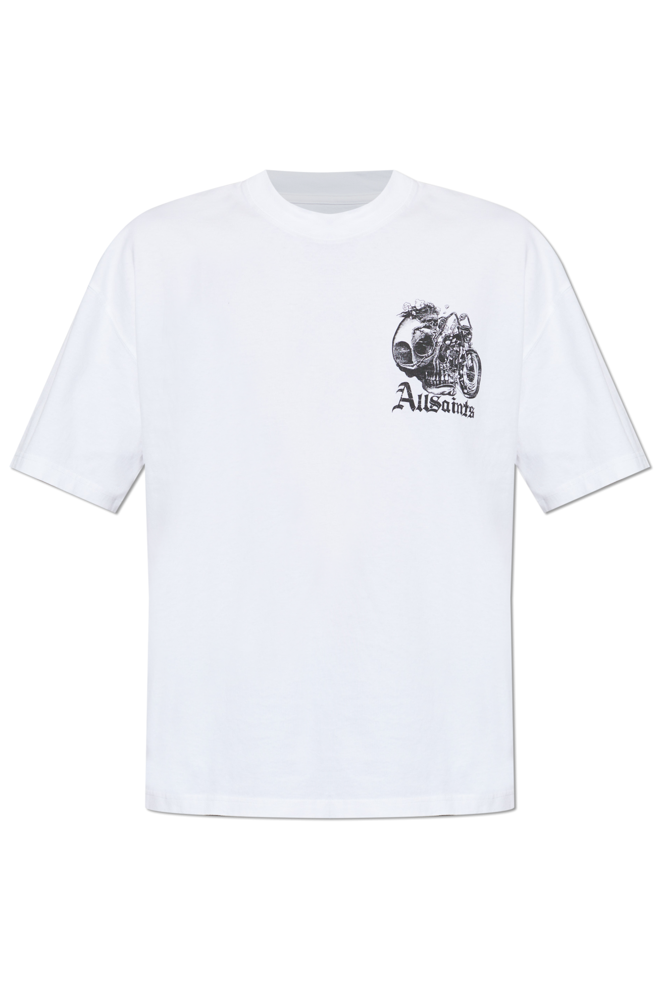 AllSaints T-shirt ‘Panhead’, Mężczyźni, Biały