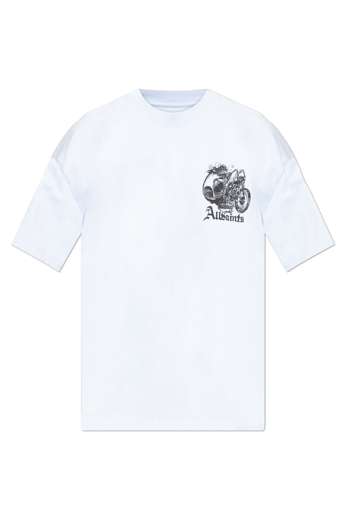 AllSaints T-shirt ‘Panhead’, Mężczyźni, Jasnoniebieski