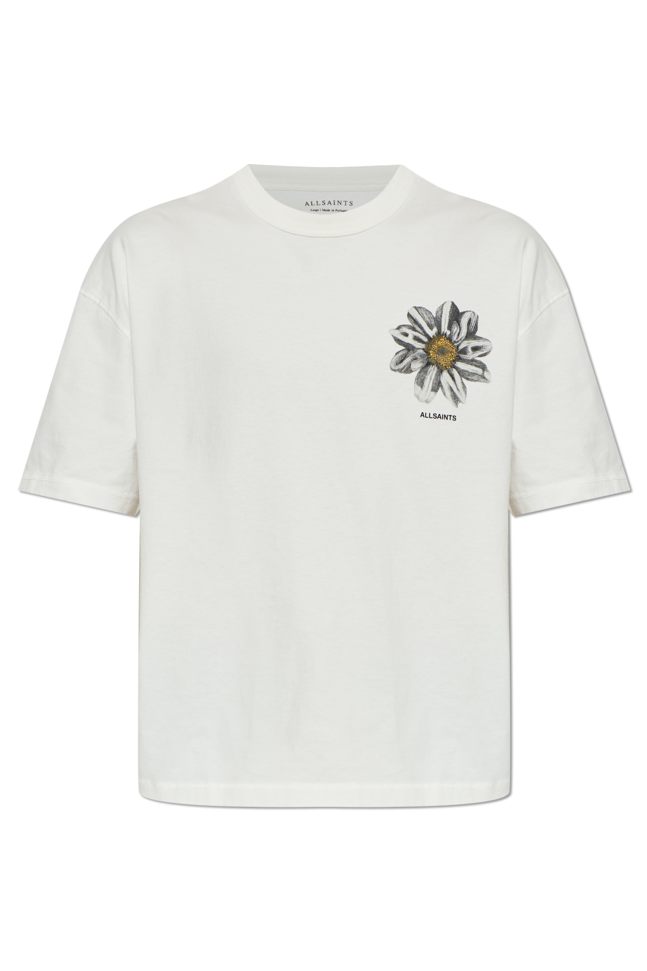 AllSaints T-shirt `Petals`, Mężczyźni, Biały