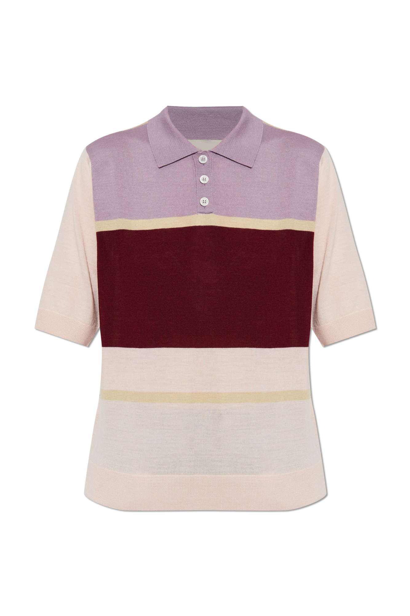 Marni Wełniany Sweter Polo, Kobiety, Fioletowy