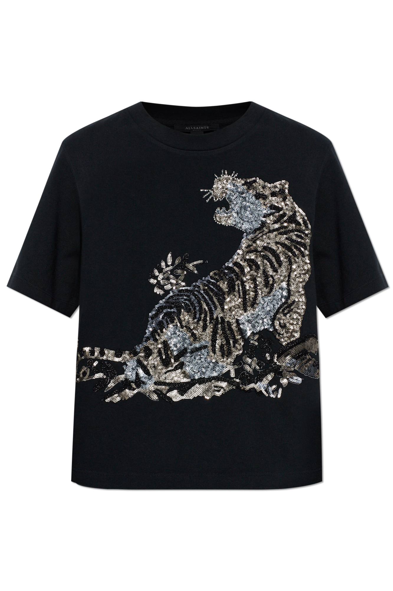 AllSaints T-shirt ‘Pounce Lisa’, Kobiety, Czarny