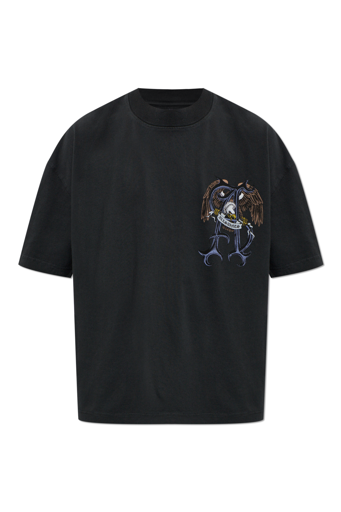 AllSaints T-shirt `Rptour`, Mężczyźni, Czarny