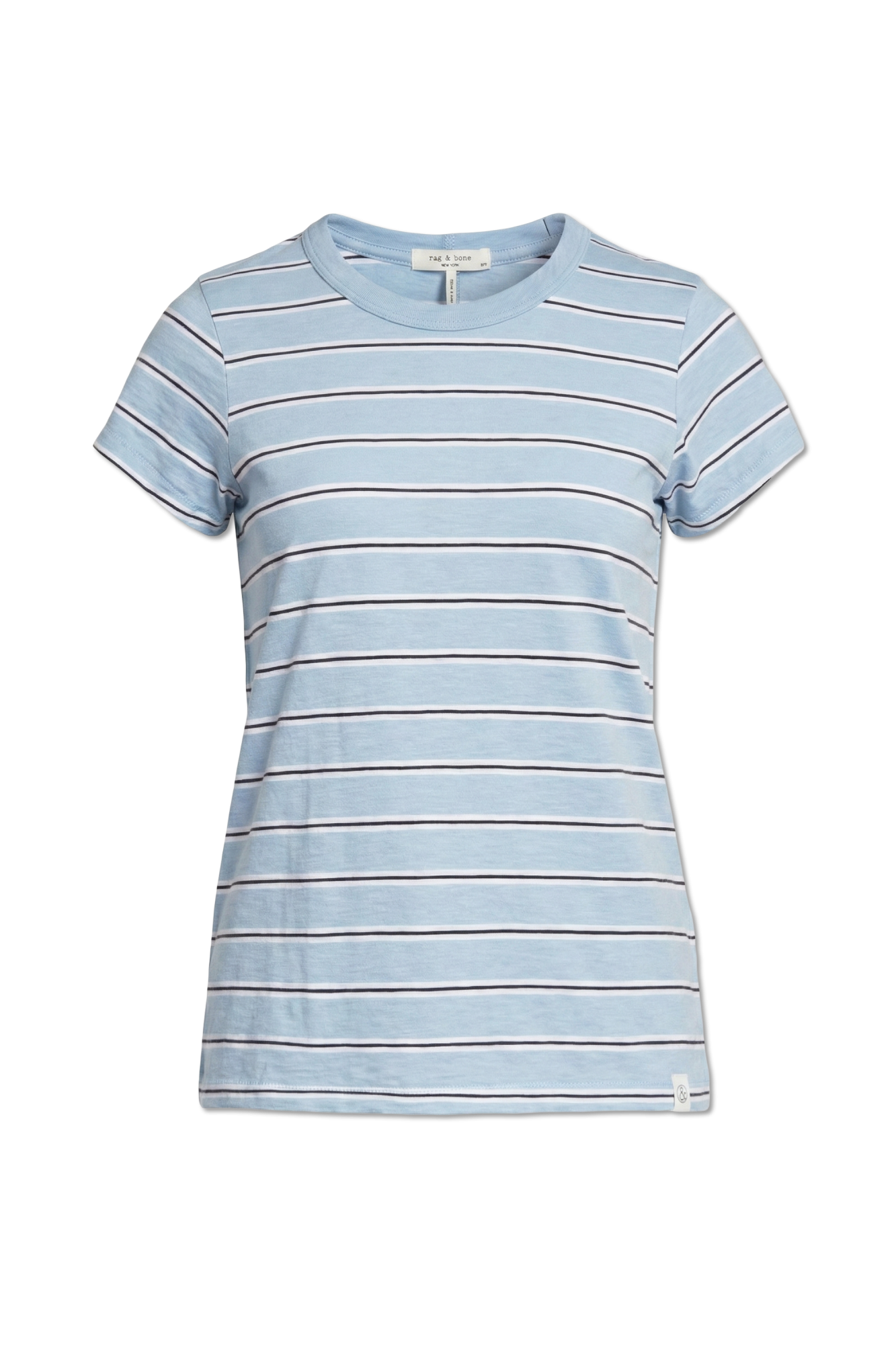 Rag & Bone T-shirt Ze Wzorem W Pasy, Kobiety, Jasnoniebieski