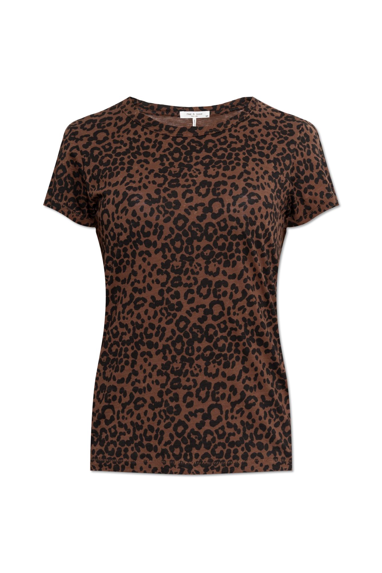 Rag & Bone T-shirt Z Motywem Zwierzęcym, Kobiety, Brązowy