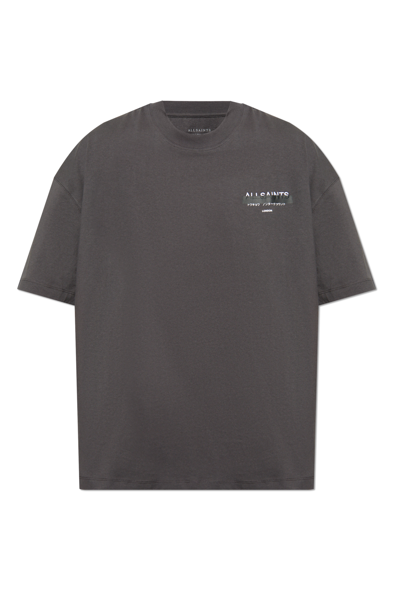 AllSaints T-shirt `Redact`, Mężczyźni, Szary